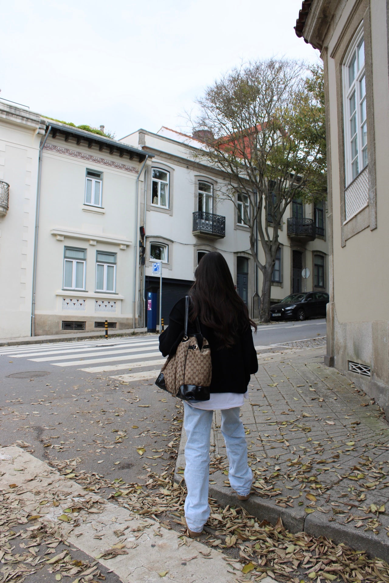 Black Double Knit Bomber