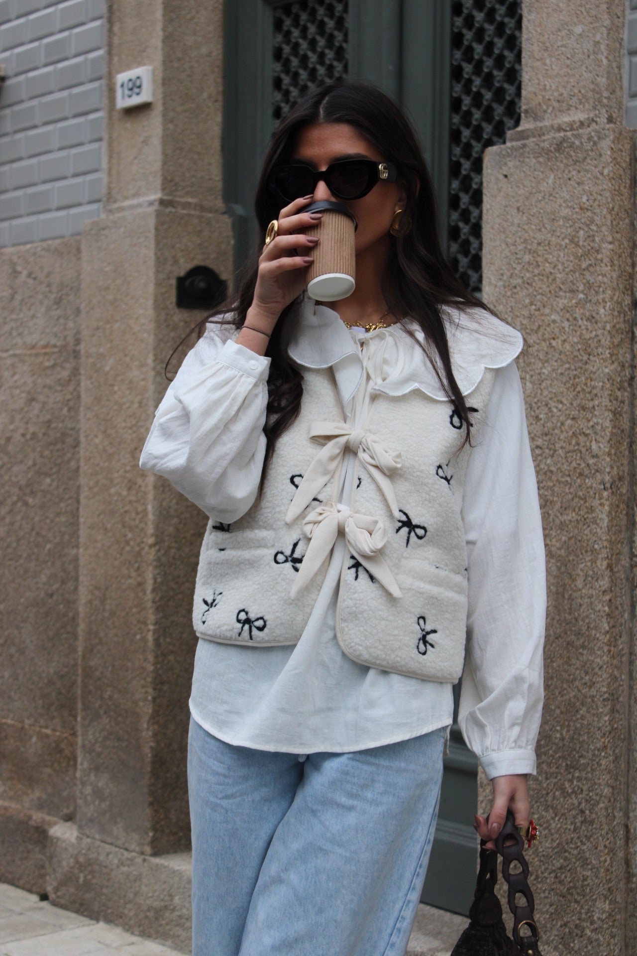 Vest with Bows