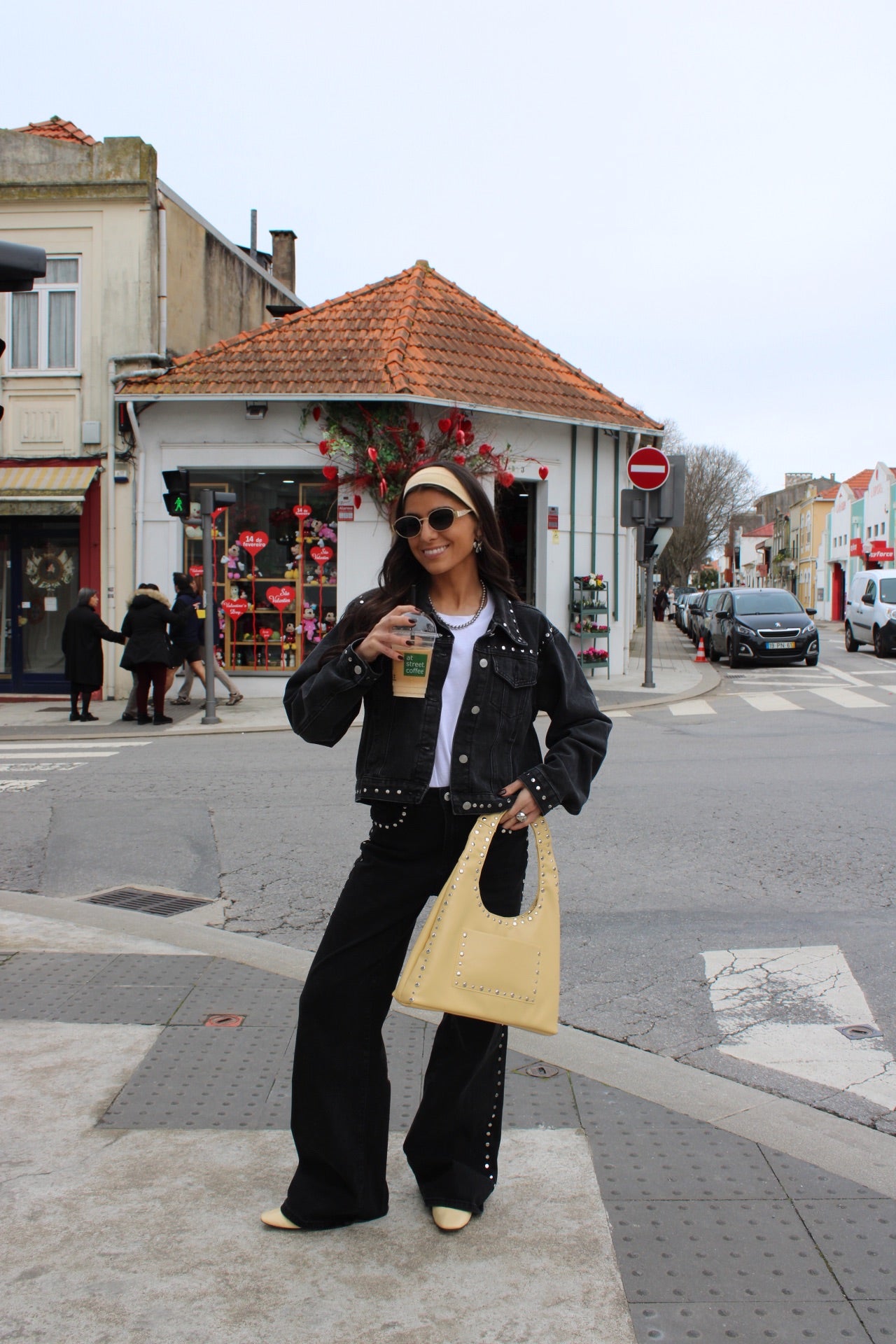 Studded Denim Jeans