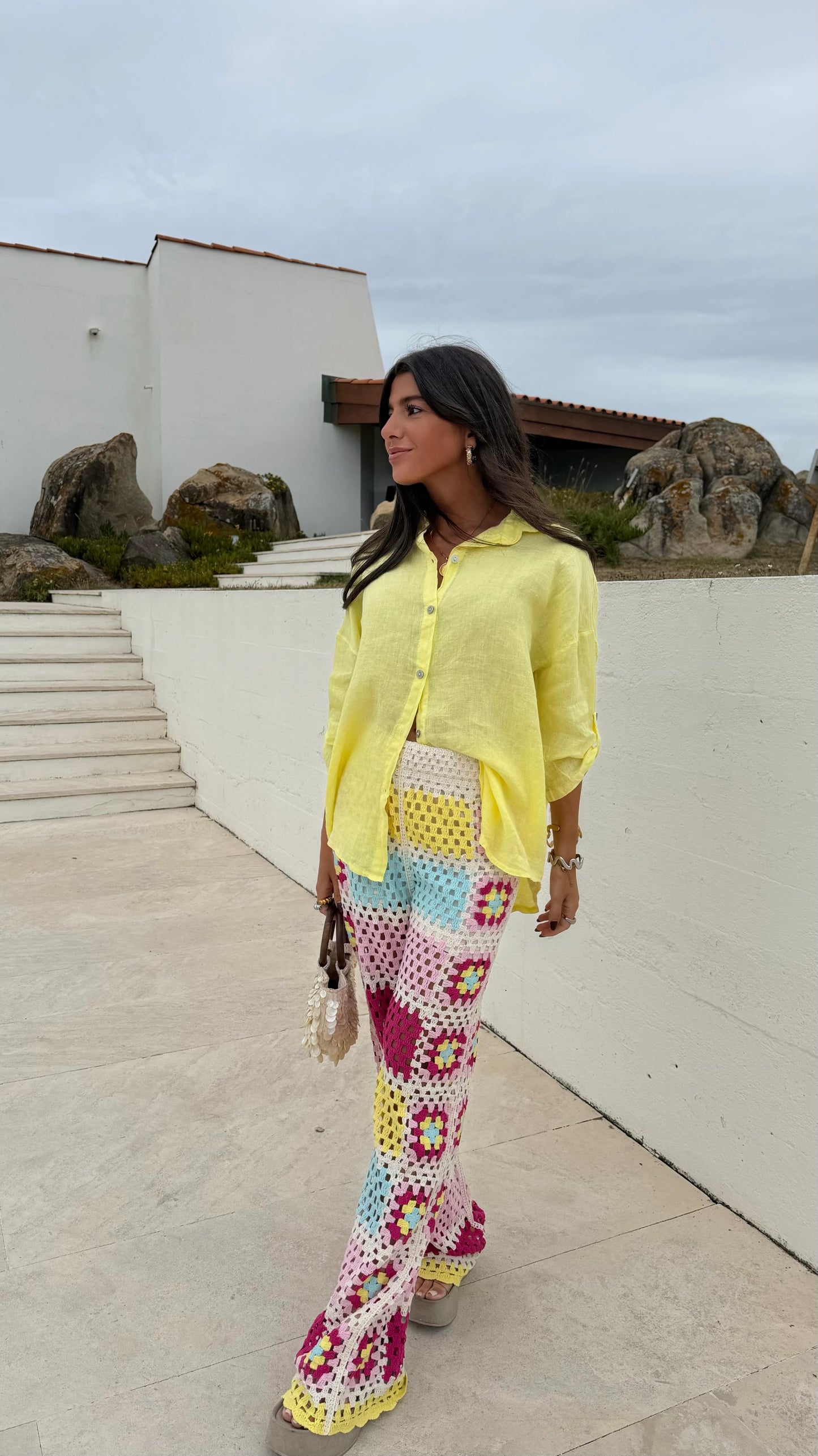 Lemon Linen Shirt