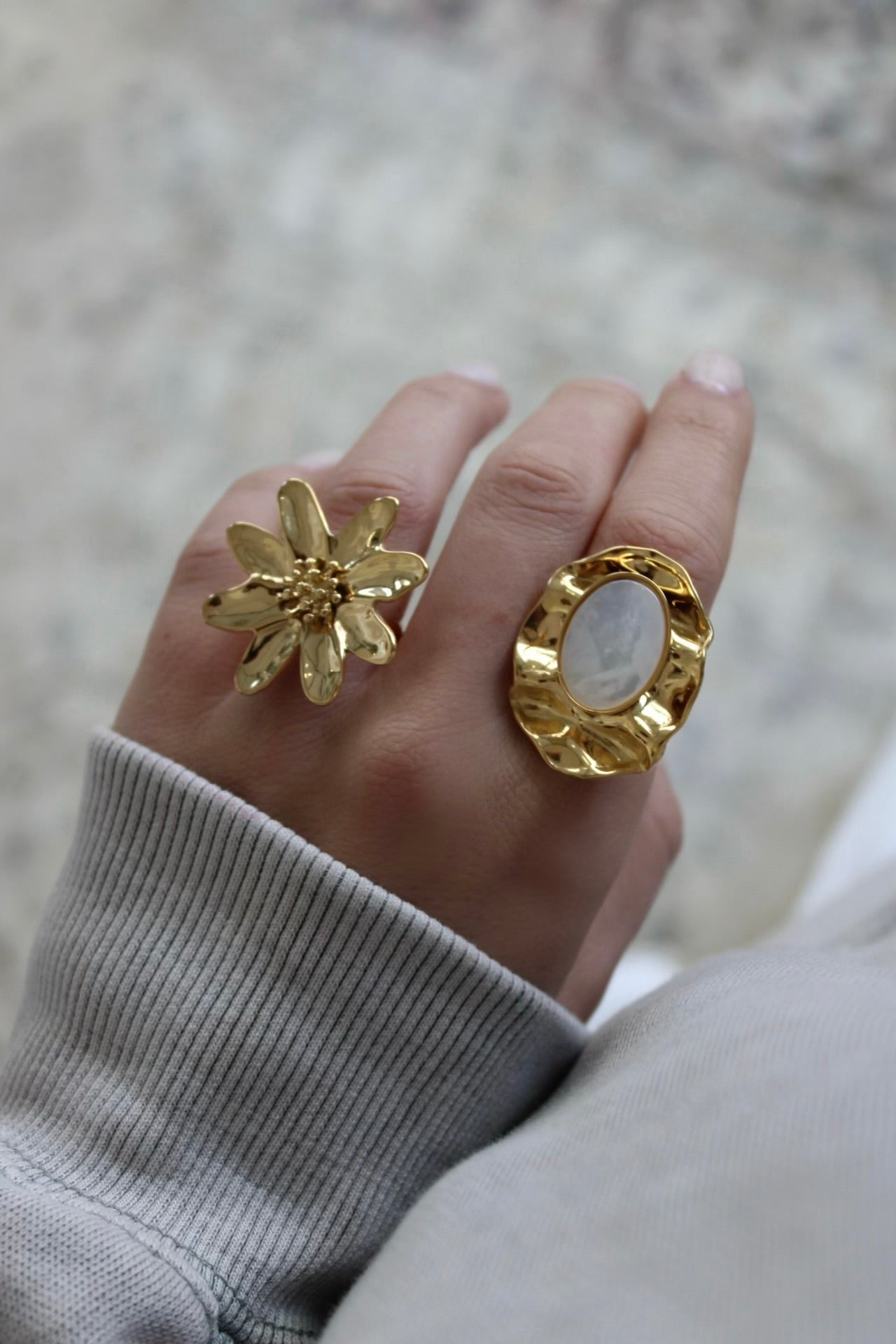 Adjustable Gold Rings