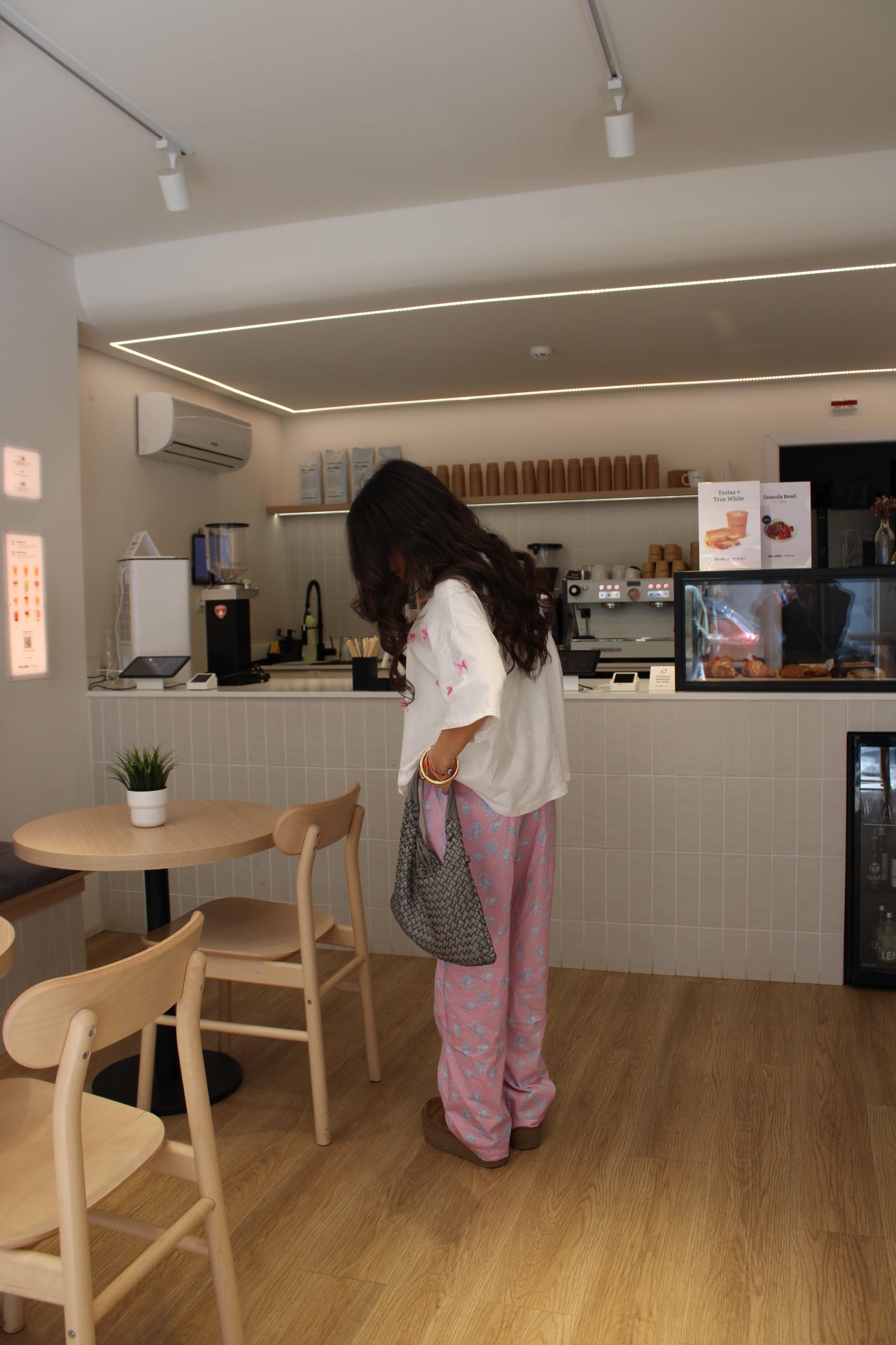 Floral Pants In Pink