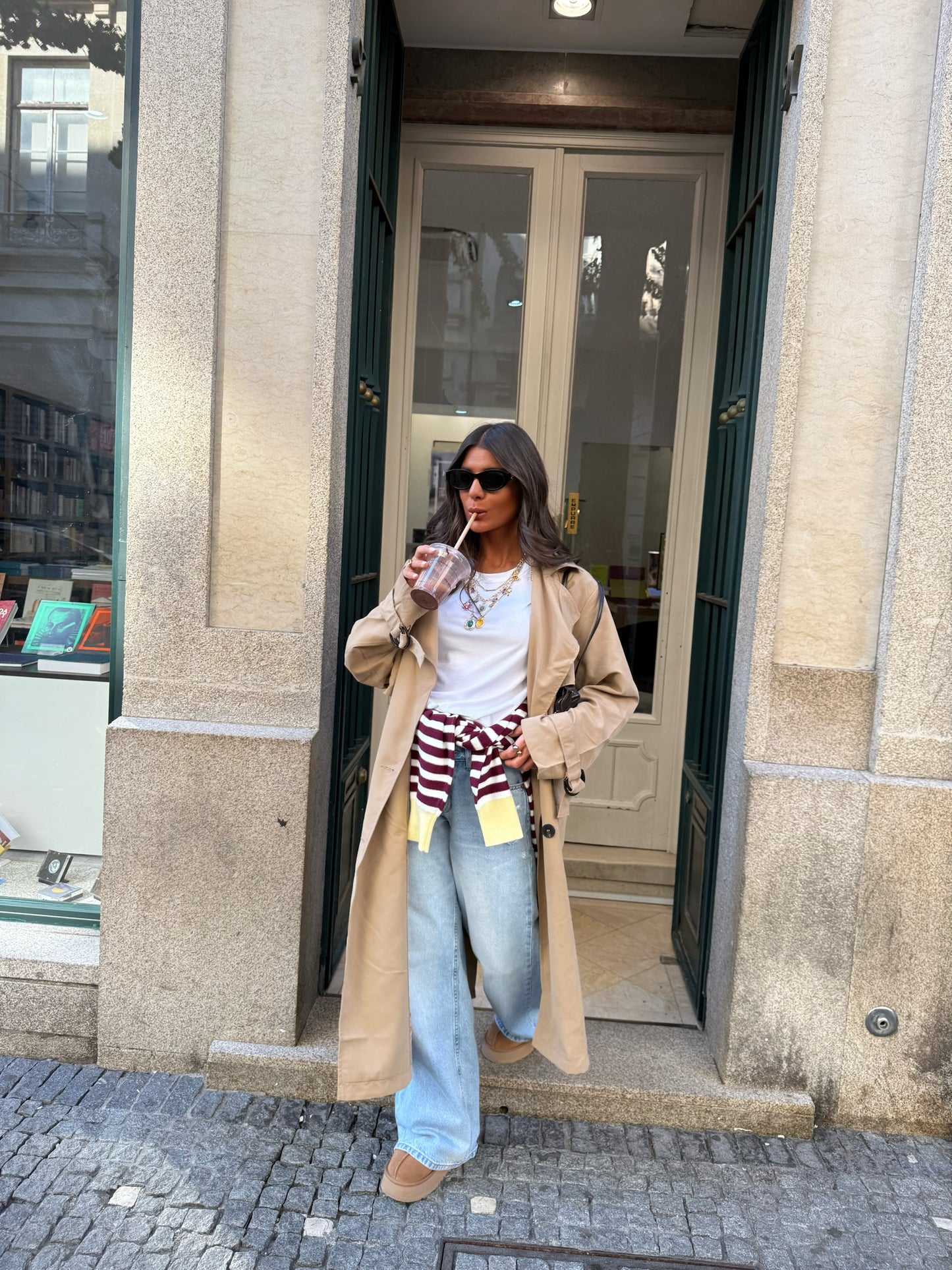 Essential Camel Long Trench