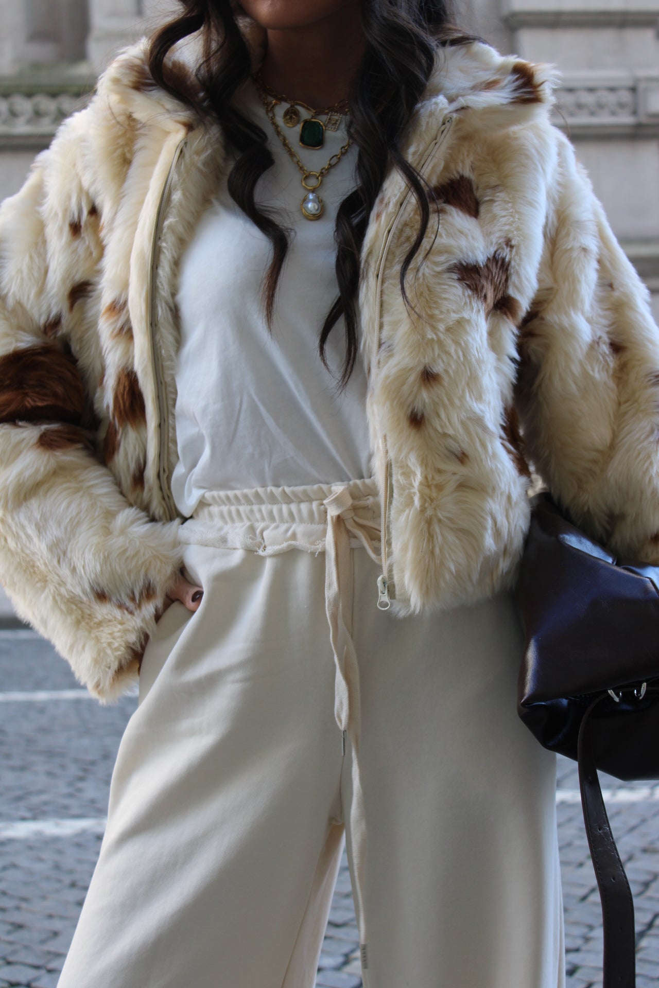 Cream Jogger Pant
