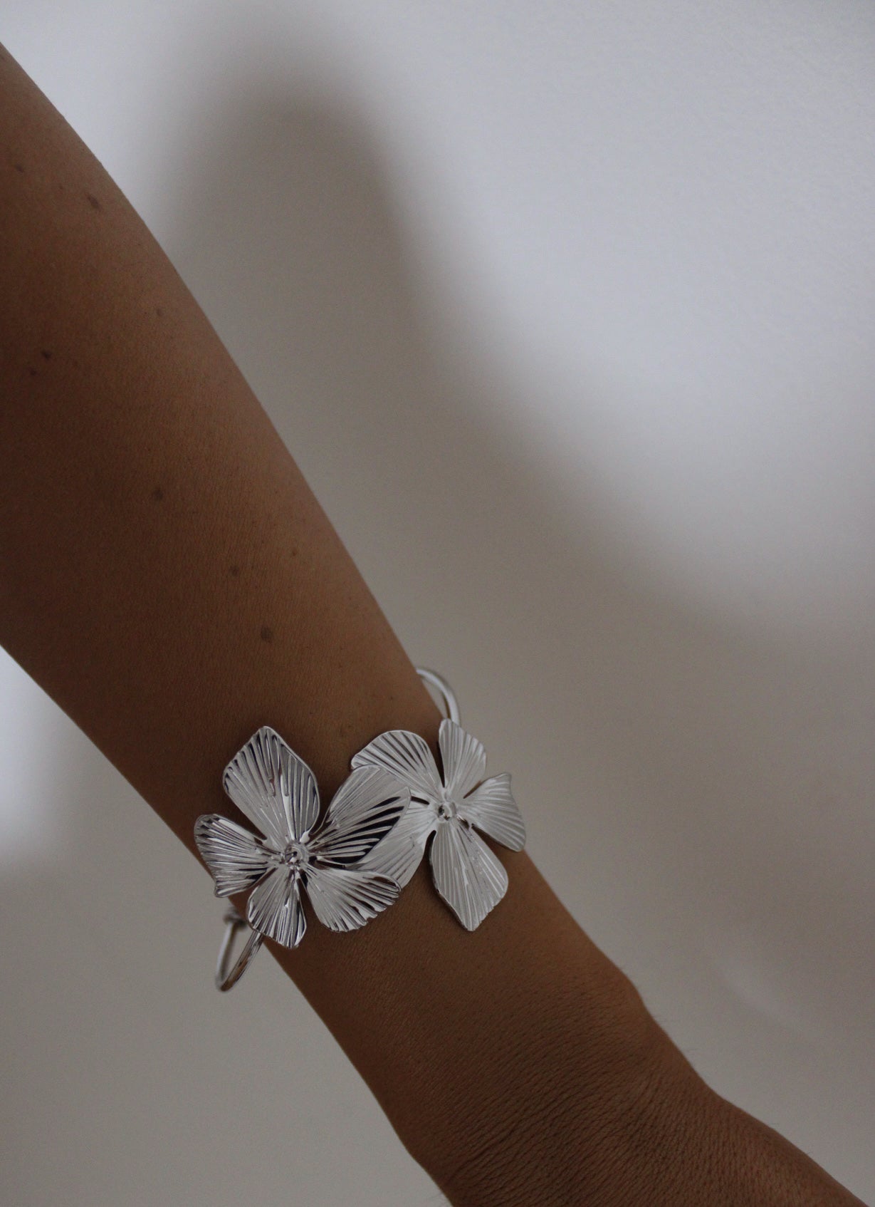 Silver Flower Bracelet