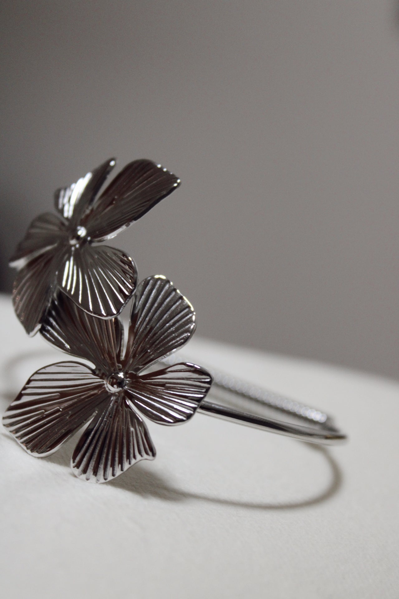Silver Flower Bracelet