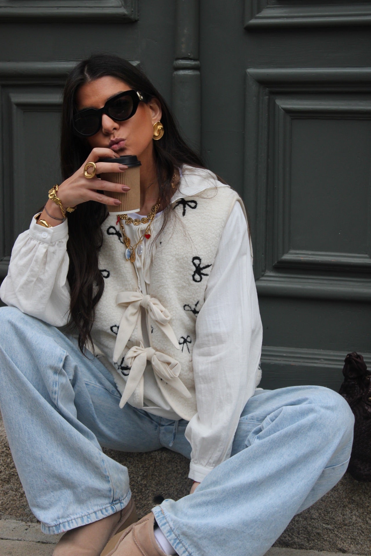 Vest with Bows
