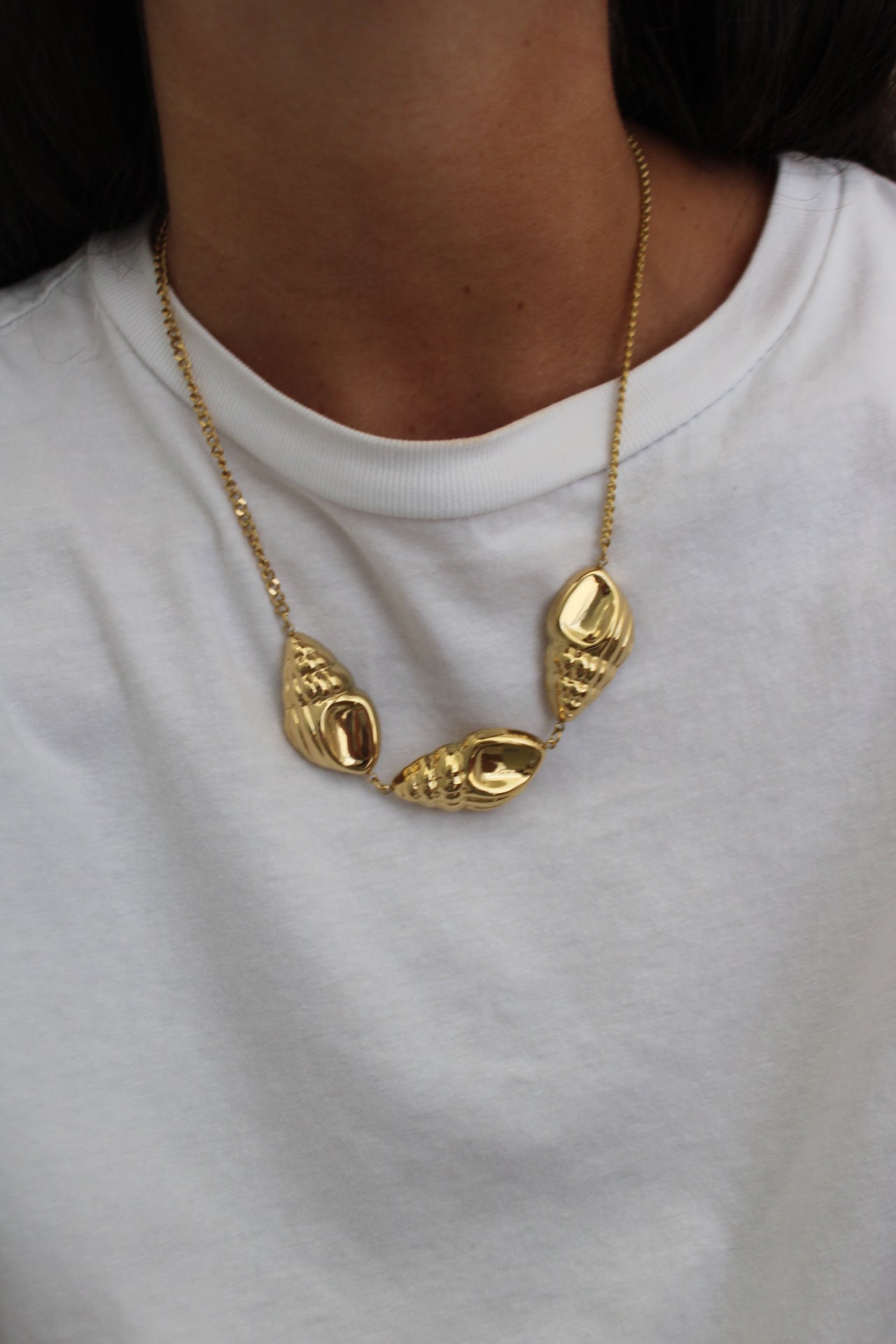 Boho Cowrie Shell Necklace – Beach-Inspired