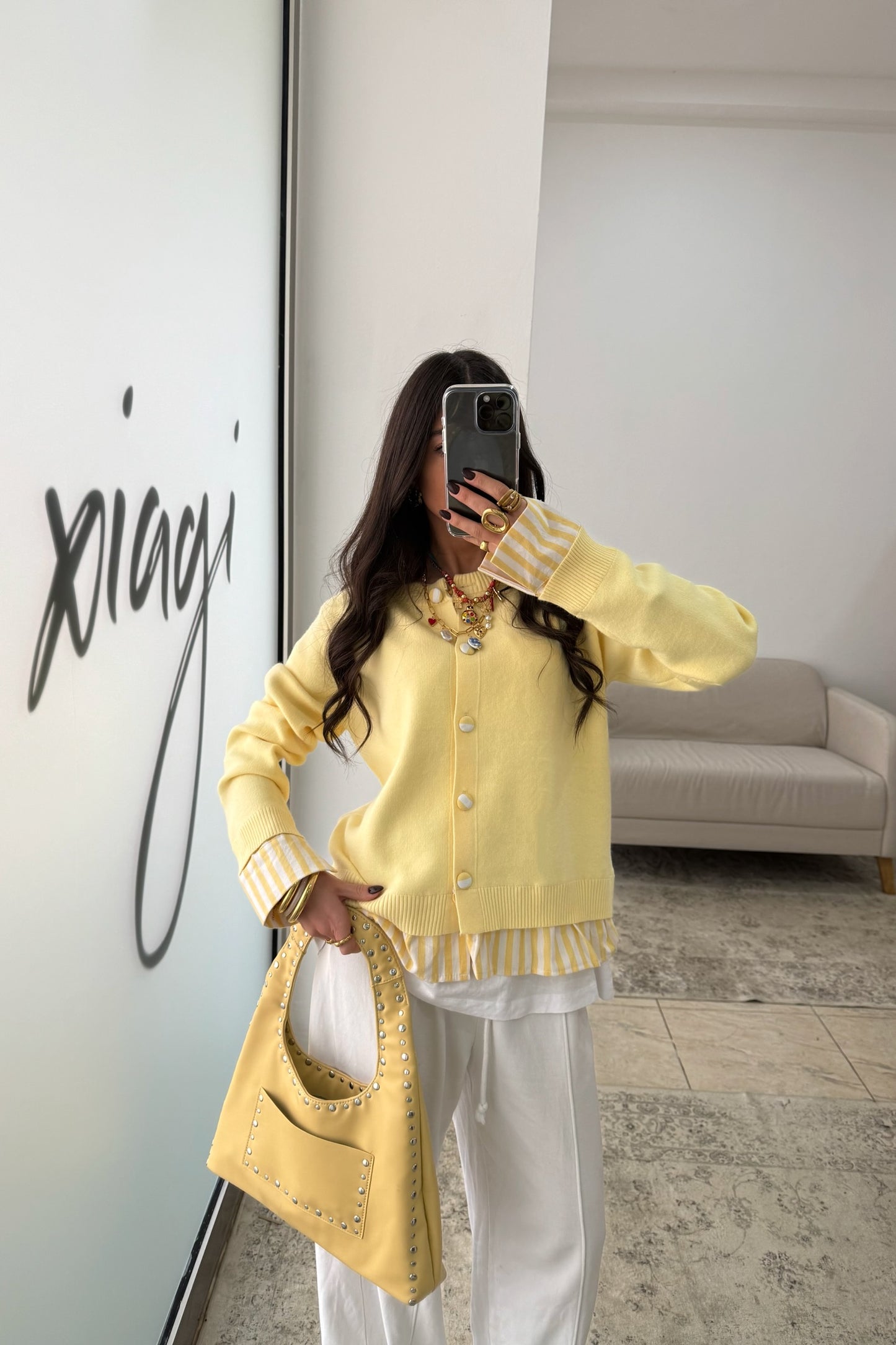 Butter Yellow Cardigan