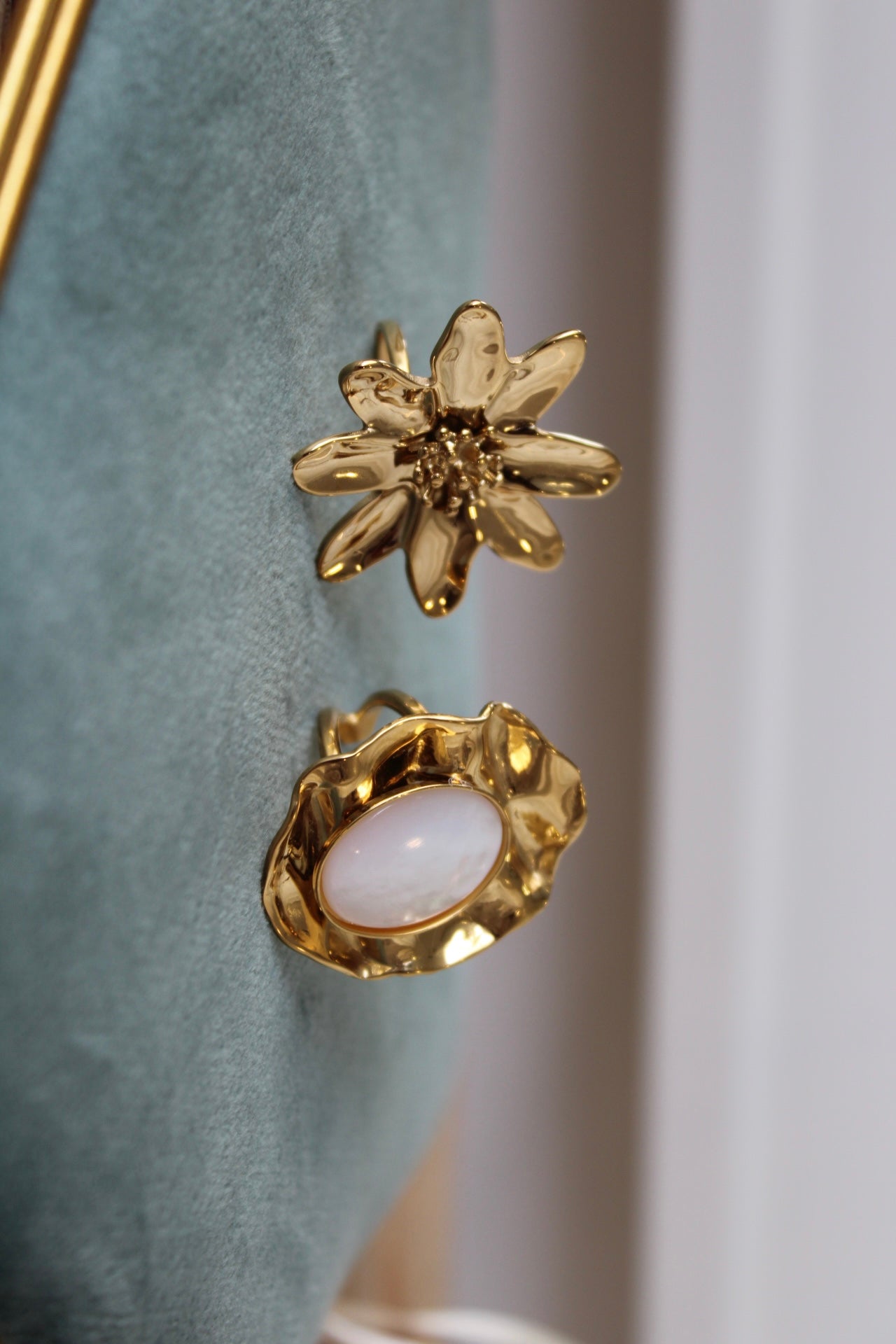 Adjustable Gold Rings