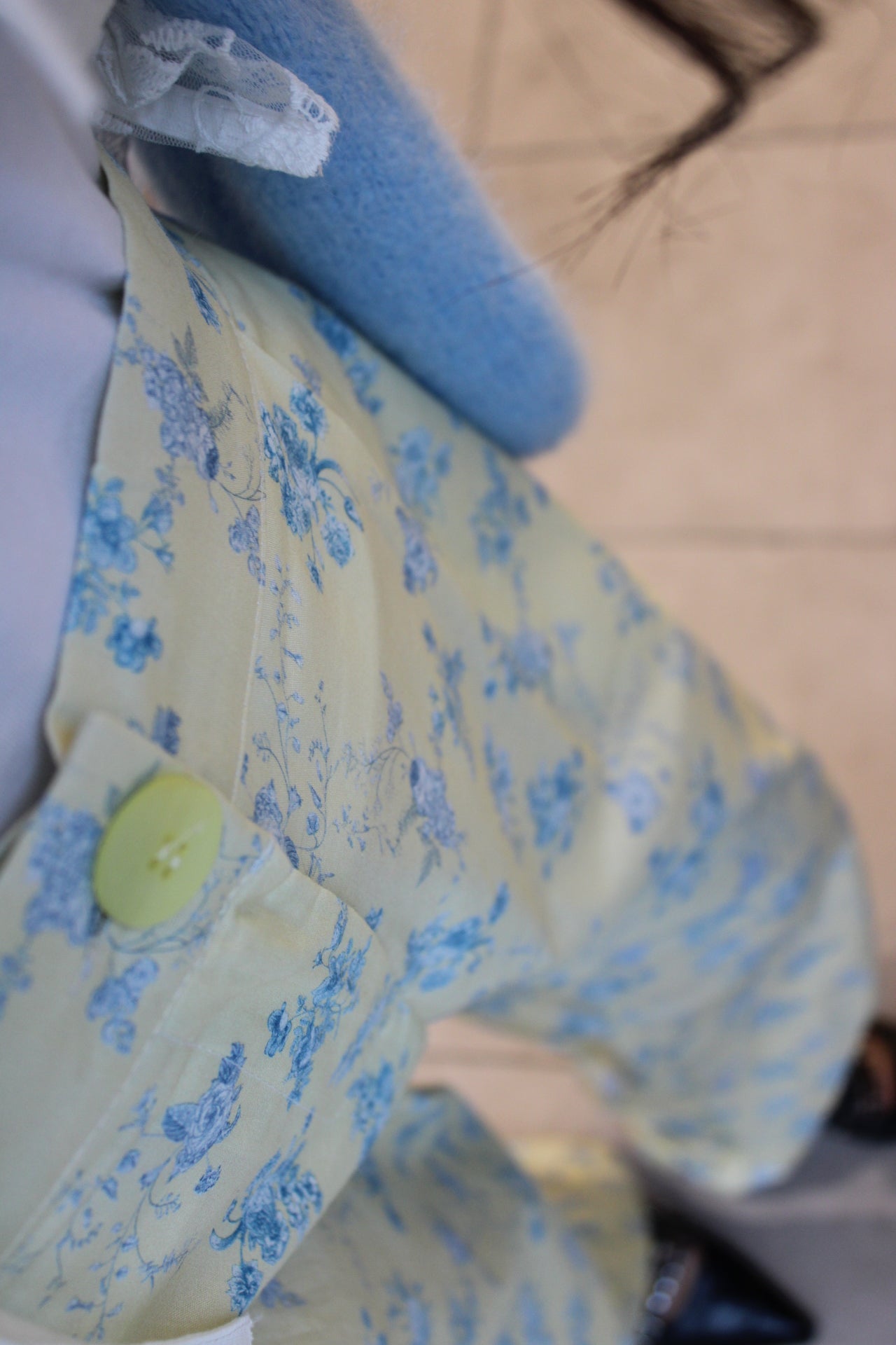 Butter Yellow Floral Pants