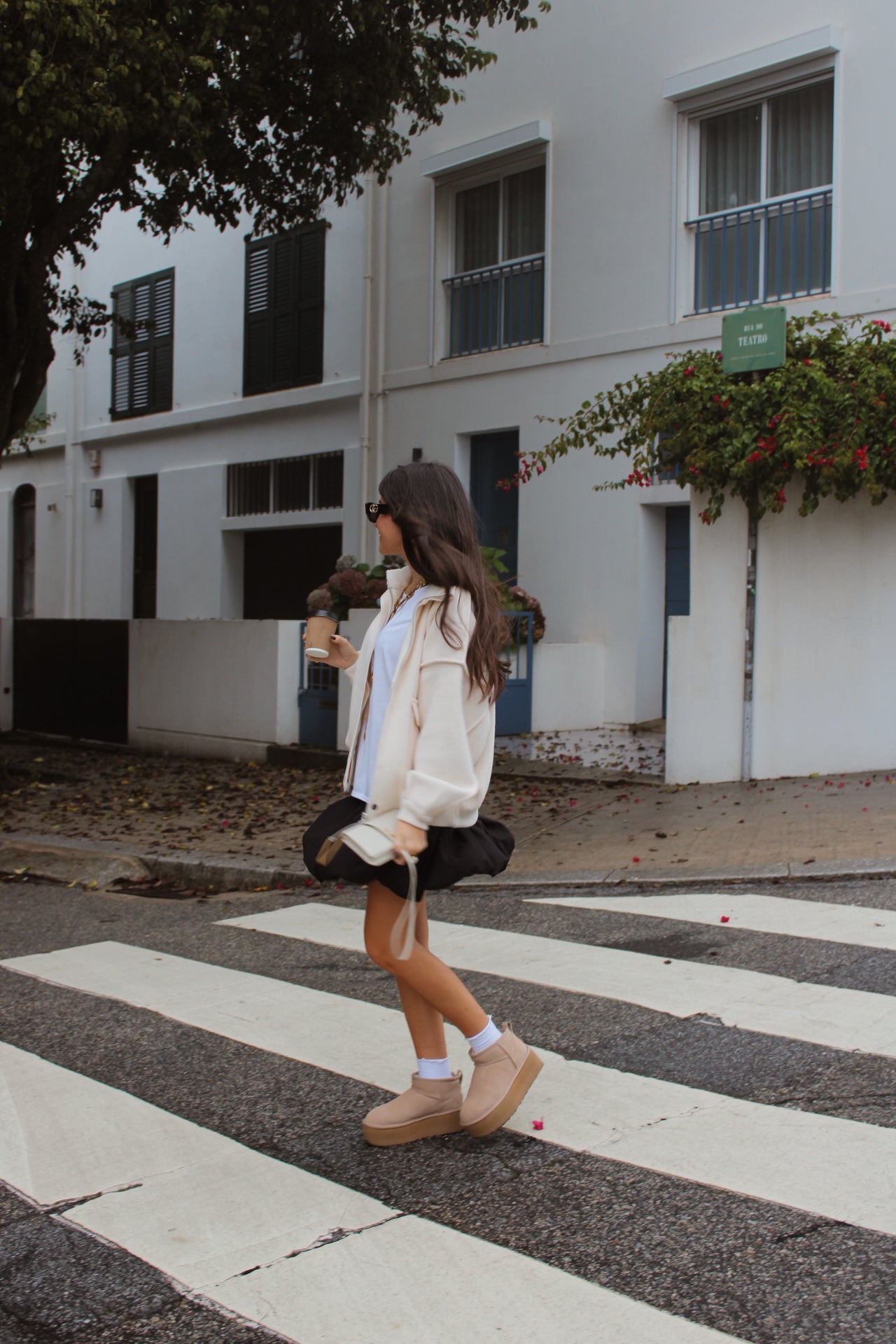 Off-White Double Knit Bomber
