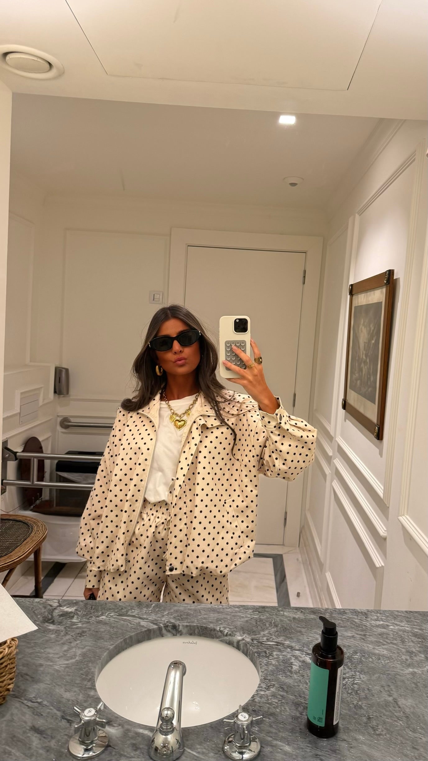 Polka Dot Balloon Jacket