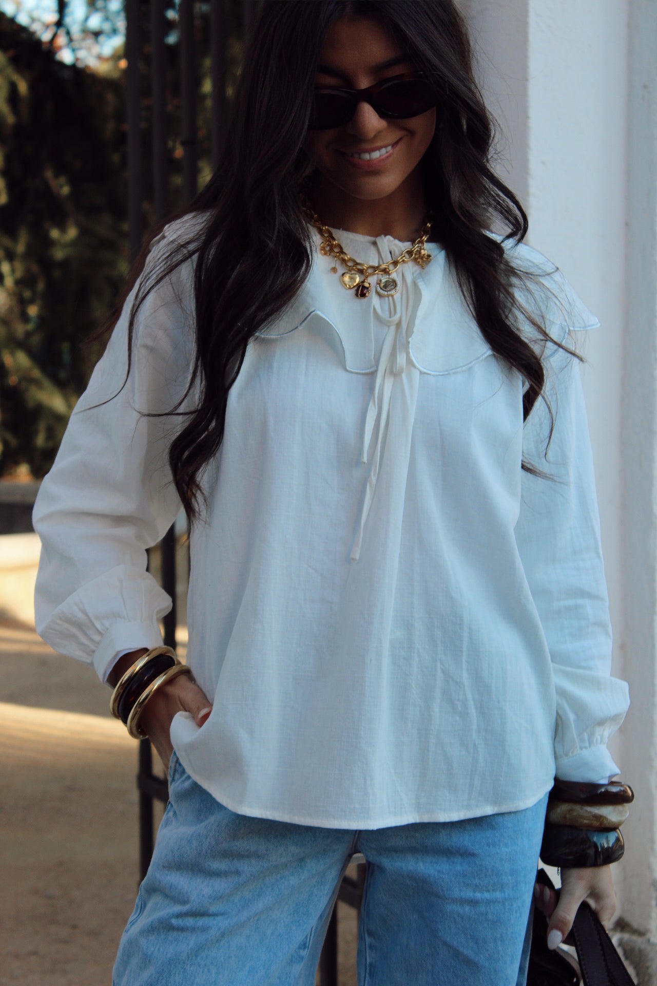 Collared Blouse - Off-White
