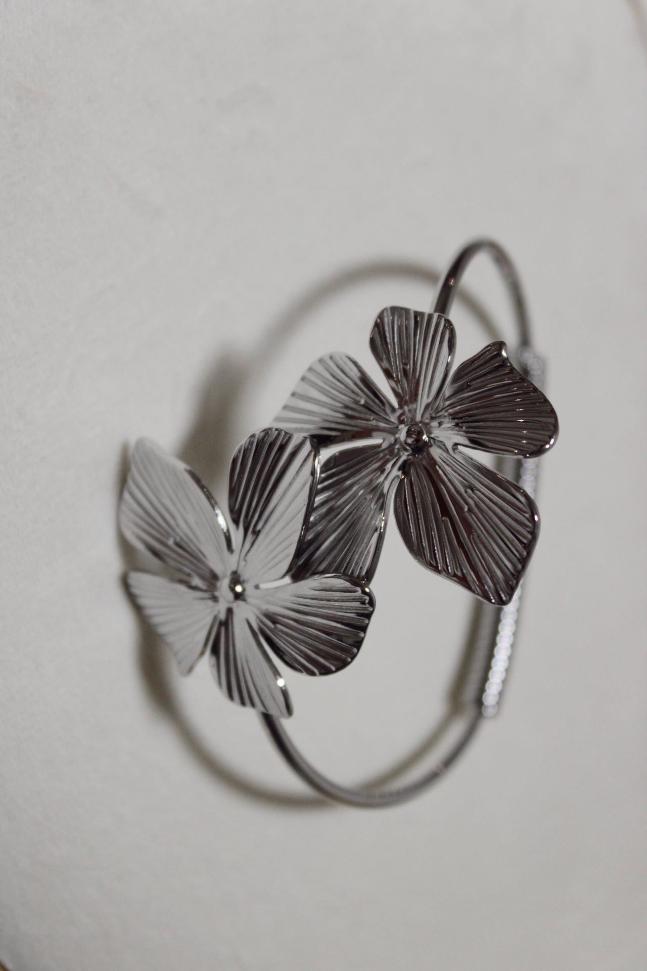 Silver Flower Bracelet