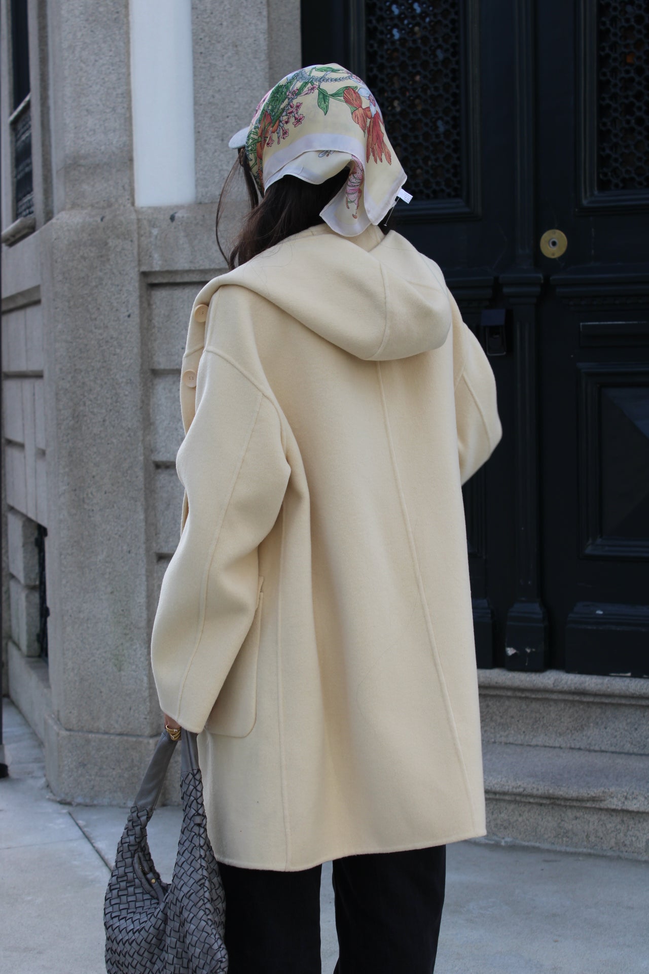 Butter Yellow Cashmere Coat