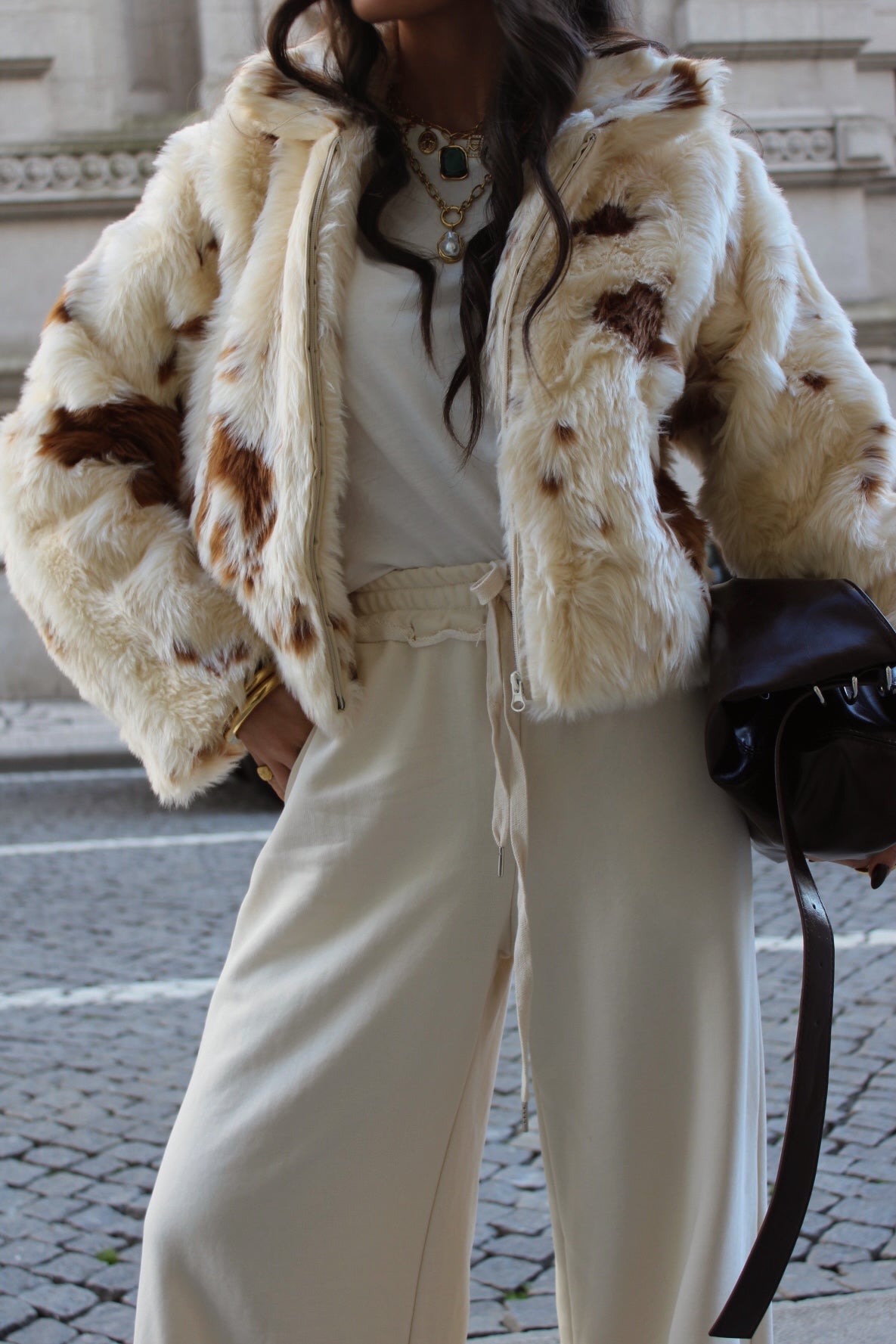 Cream Jogger Pant