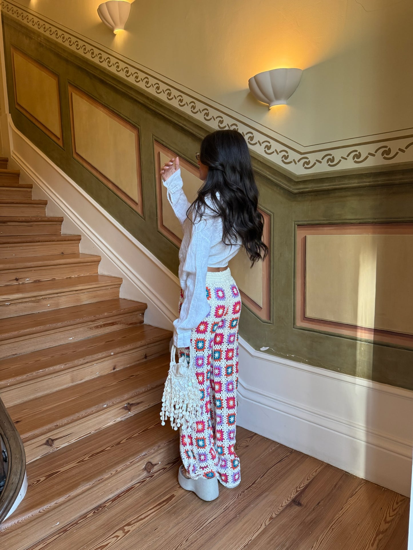 Colorful Crochet Pants
