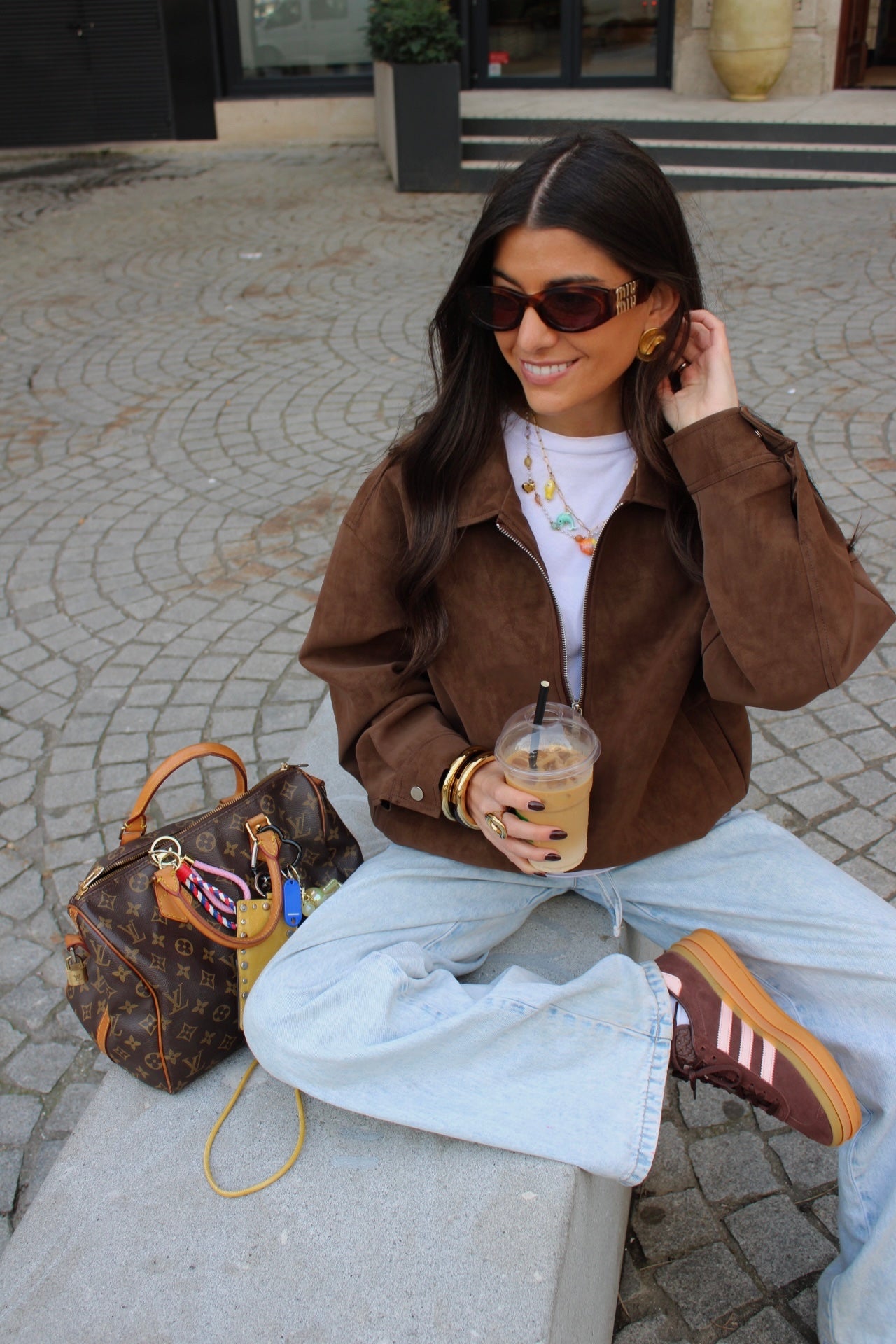 Suede Effect Jacket