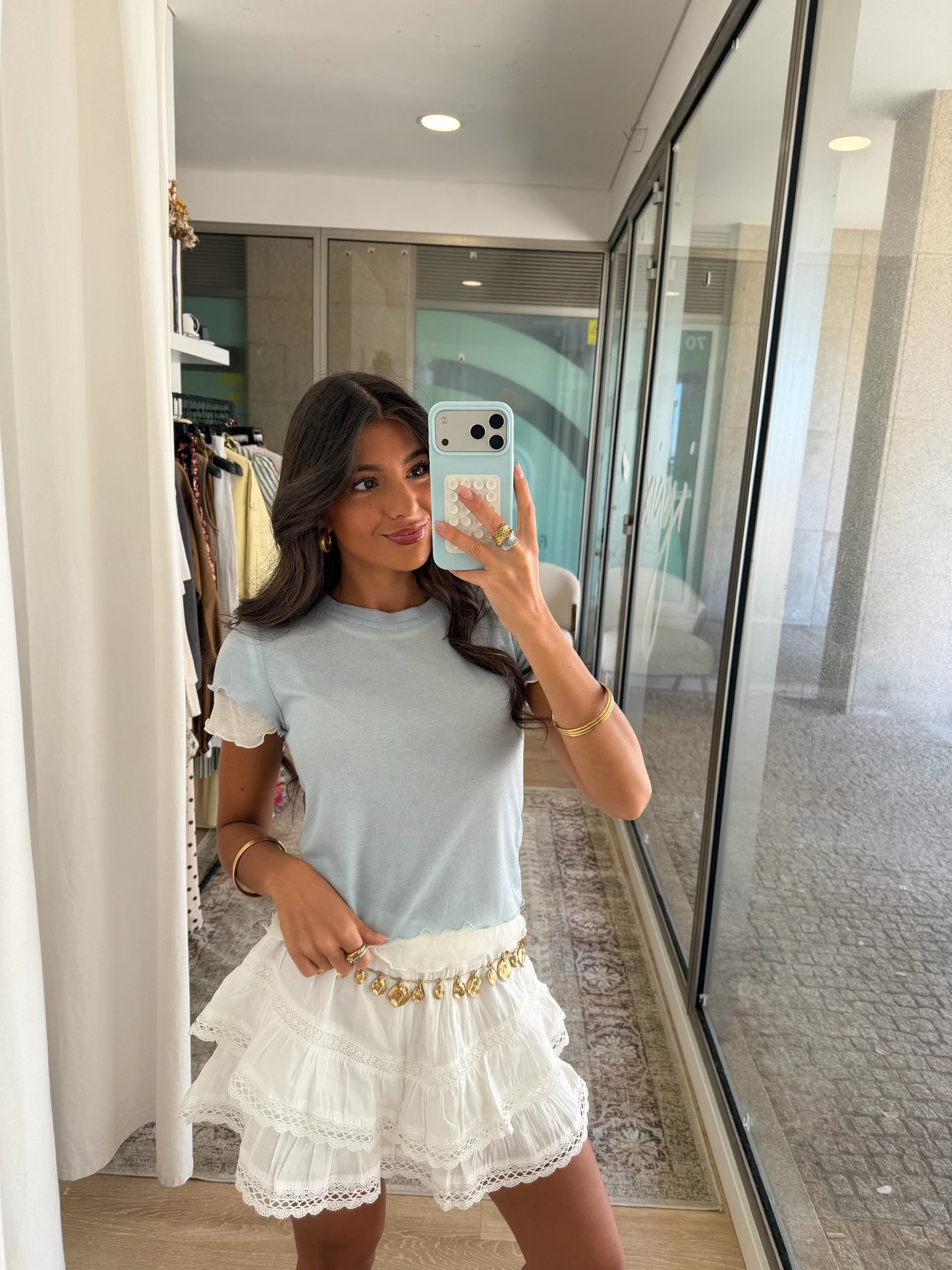 Santorini Lace Skort