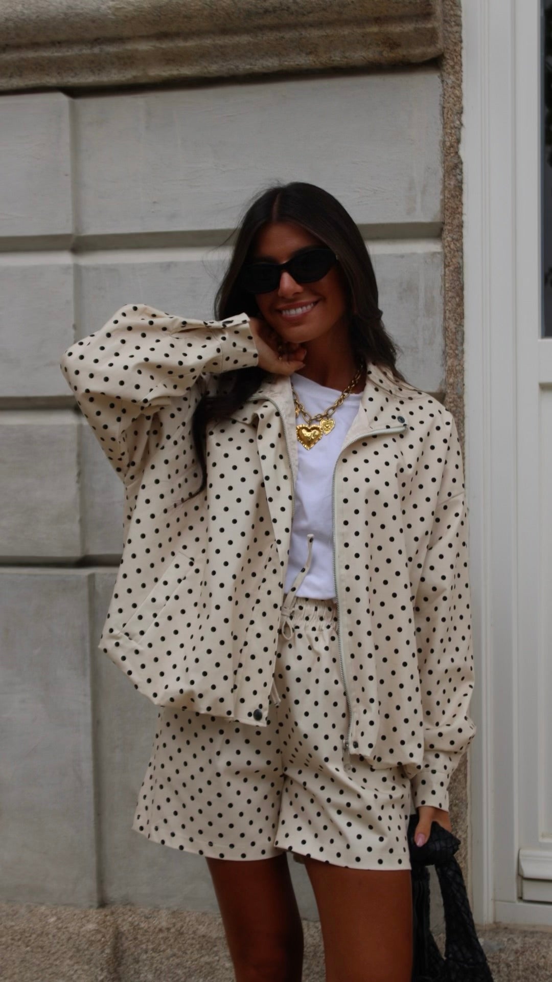 Polka Dot Balloon Jacket
