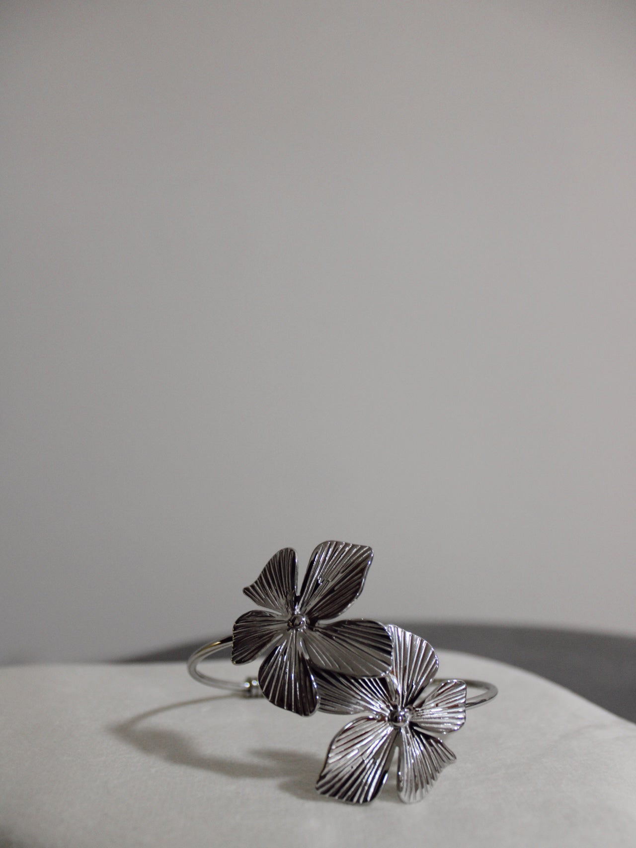 Silver Flower Bracelet