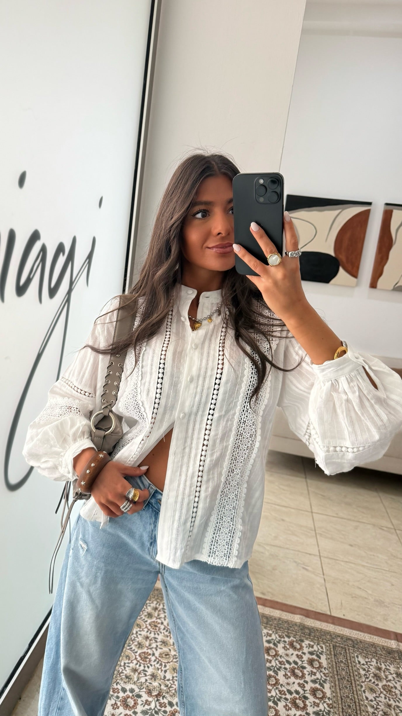 Essential White Shirt with Delicate Details