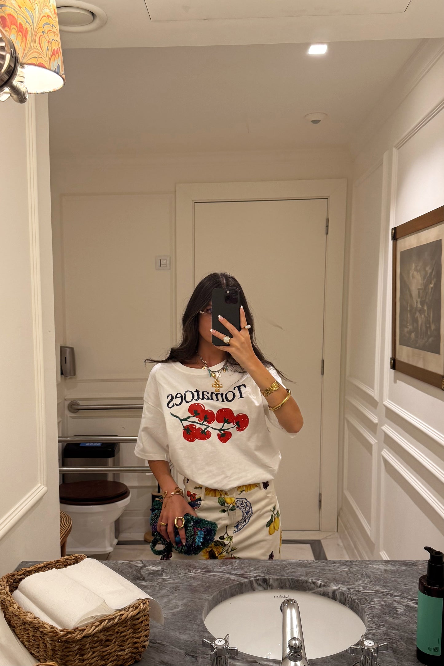 Tomatoes Print T-shirt