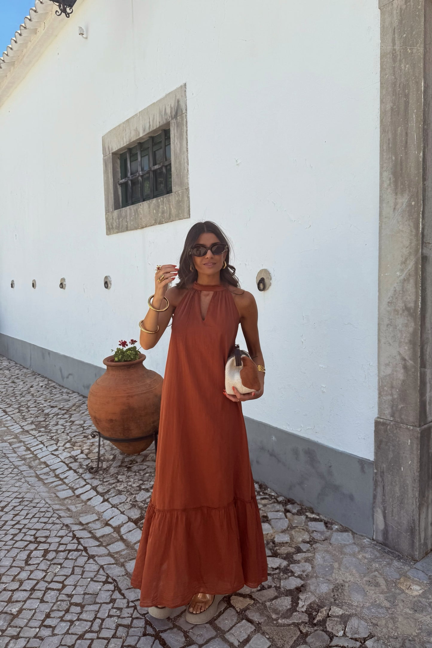 Sunkissed Terracotta Dress
