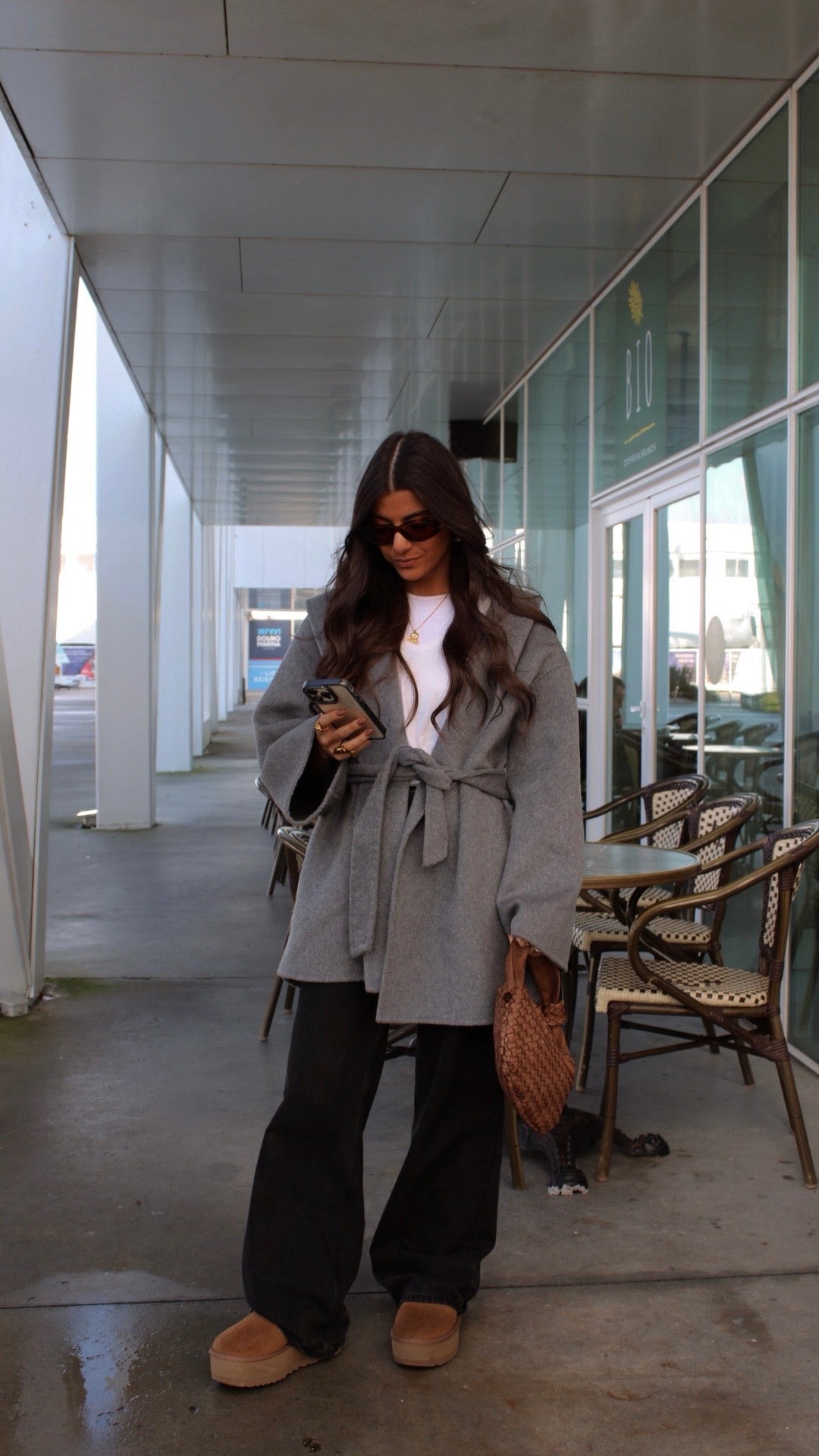 Pure Cashmere Hooded Coat