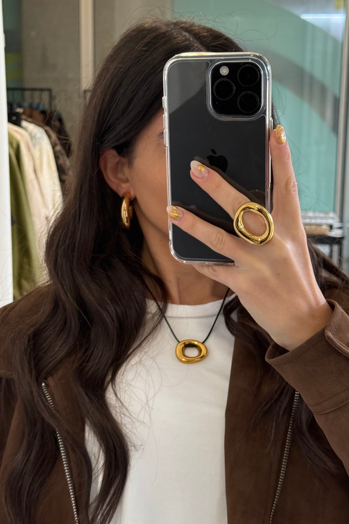 Necklace with Cut-Out Pendant
