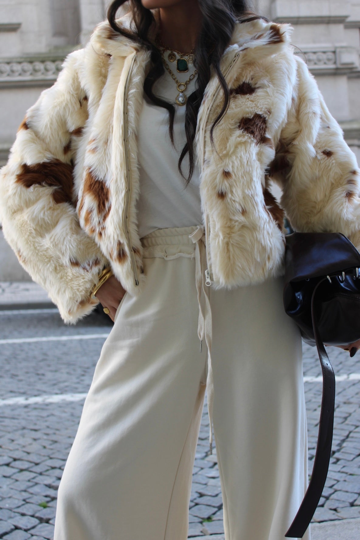 Cream Jogger Pant
