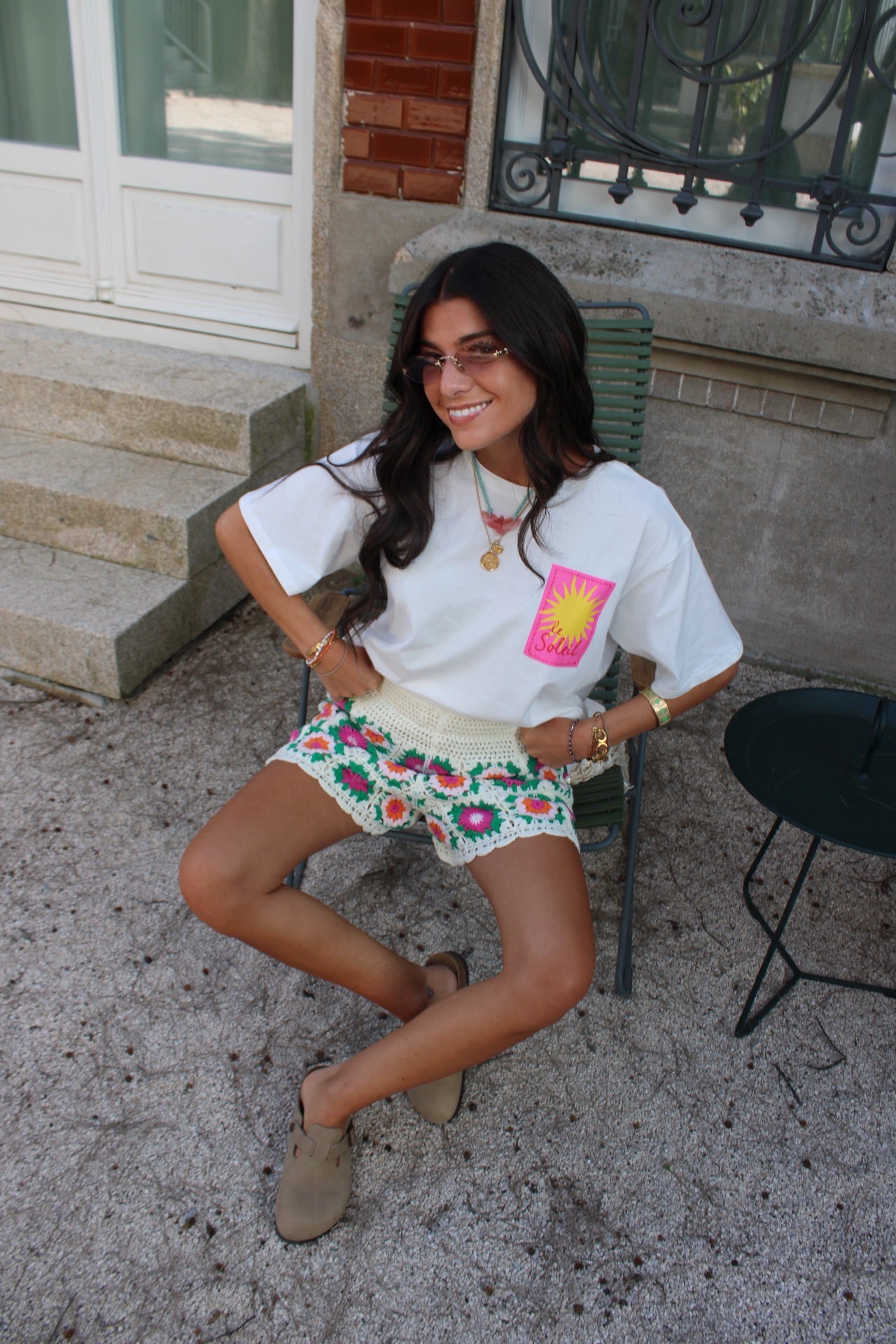 T-shirt "Soleil" - Pink
