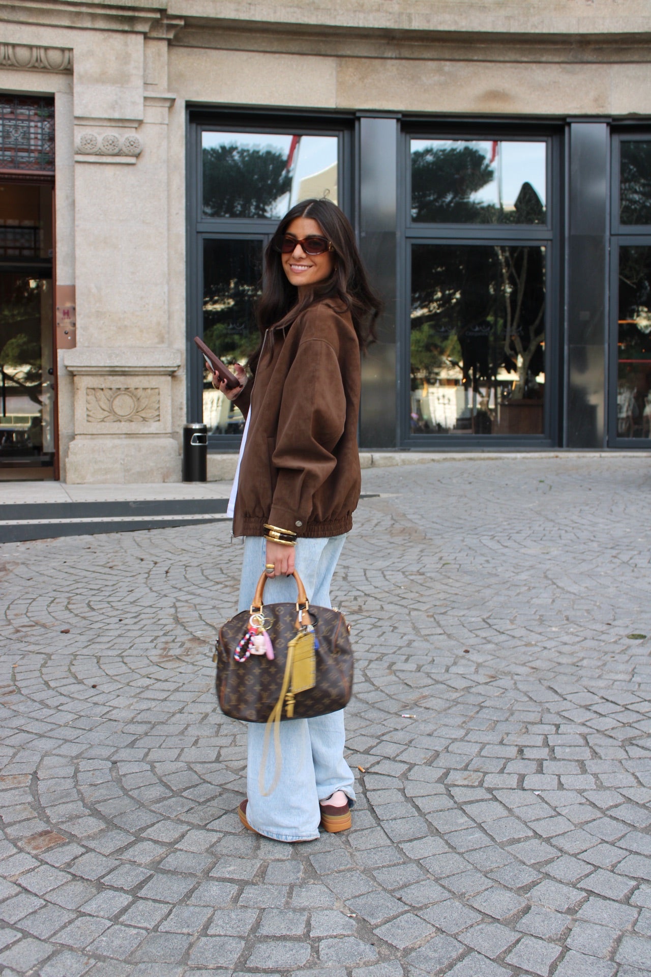 Suede Effect Jacket