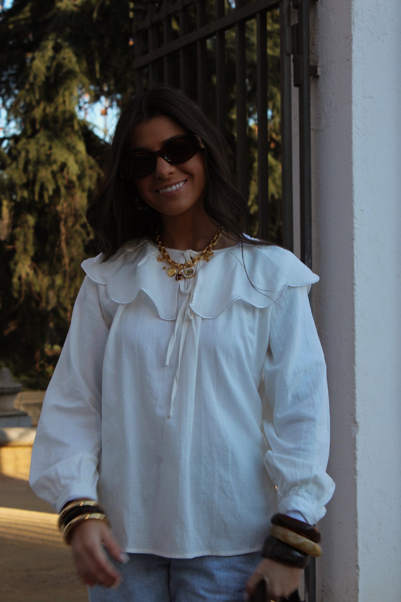 Collared Blouse - Off-White
