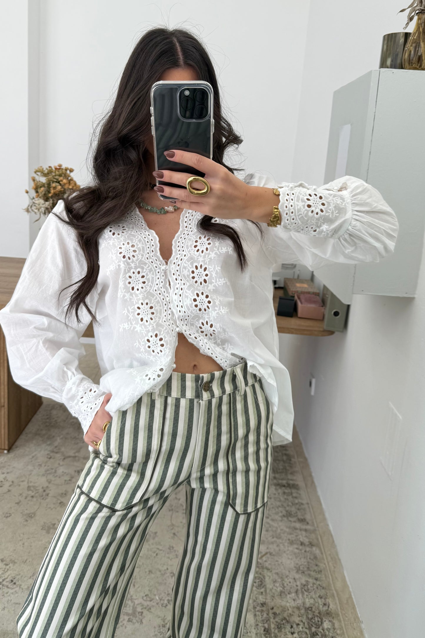 English Embroidery Shirt