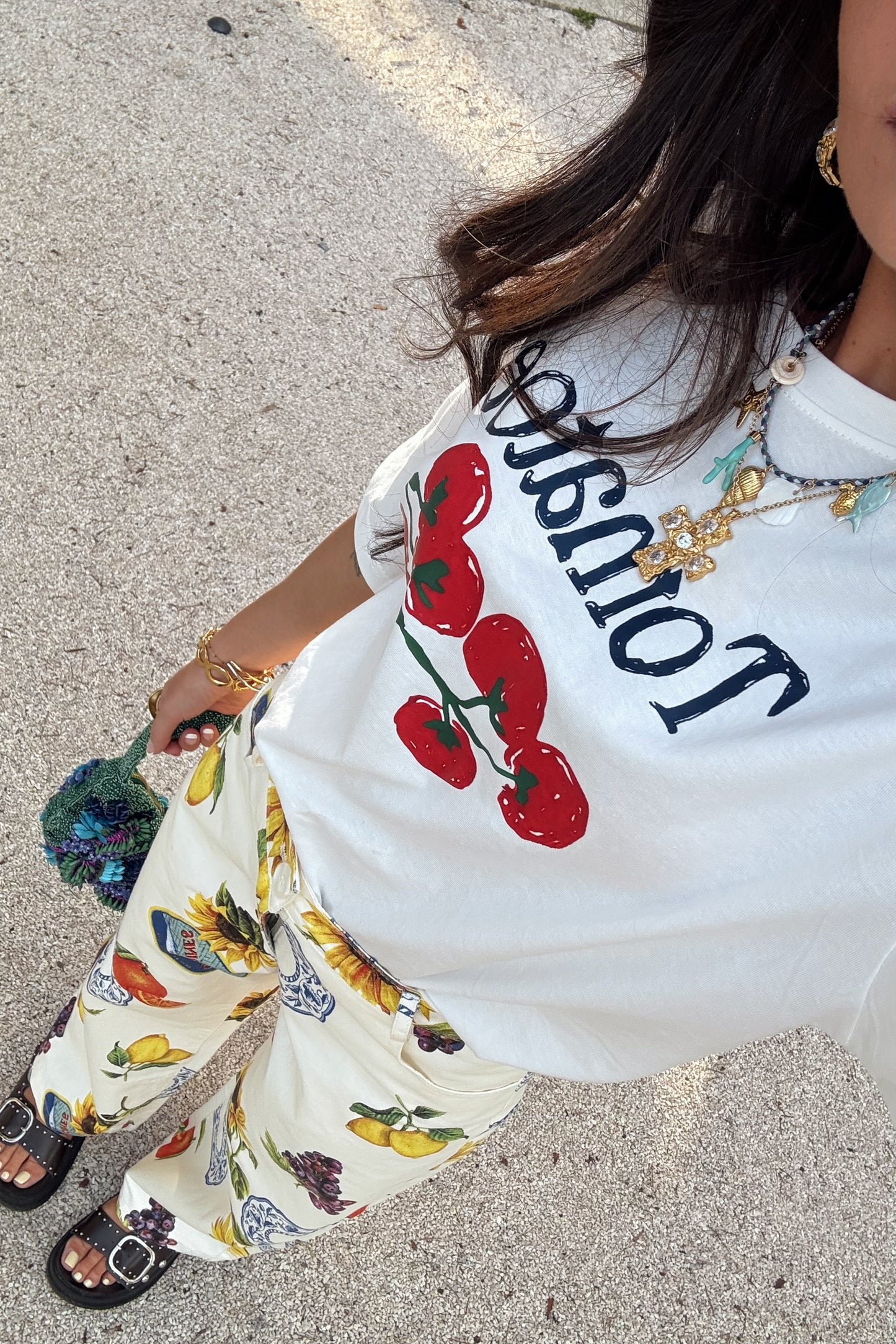 Tomatoes Print T-shirt