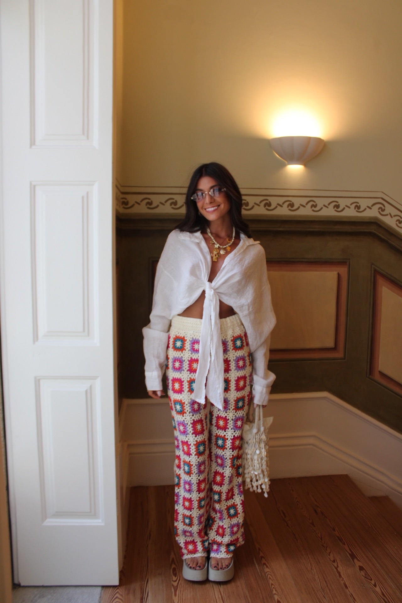 Colorful Crochet Pants