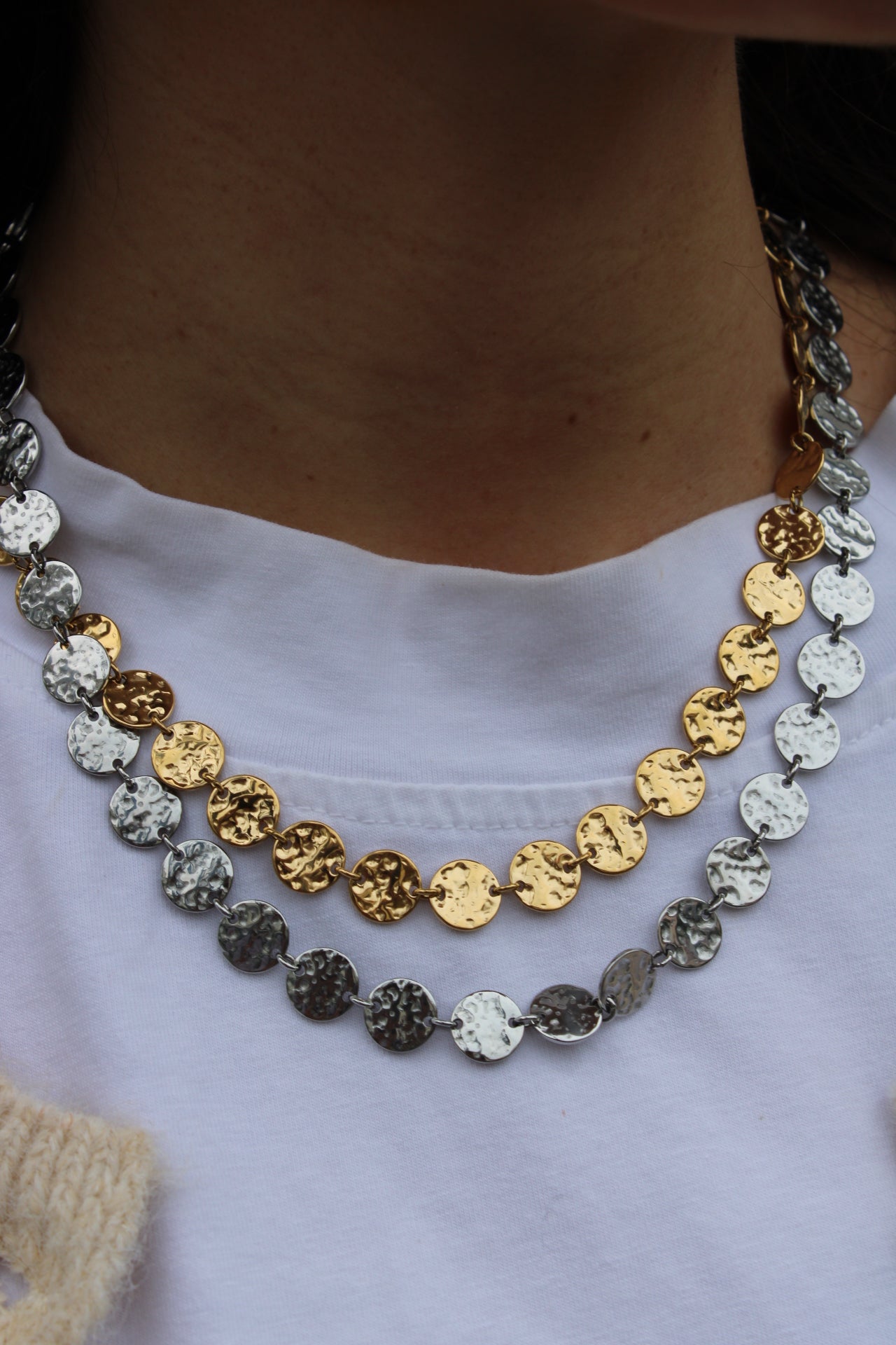 Necklace / Choker with Small Medals