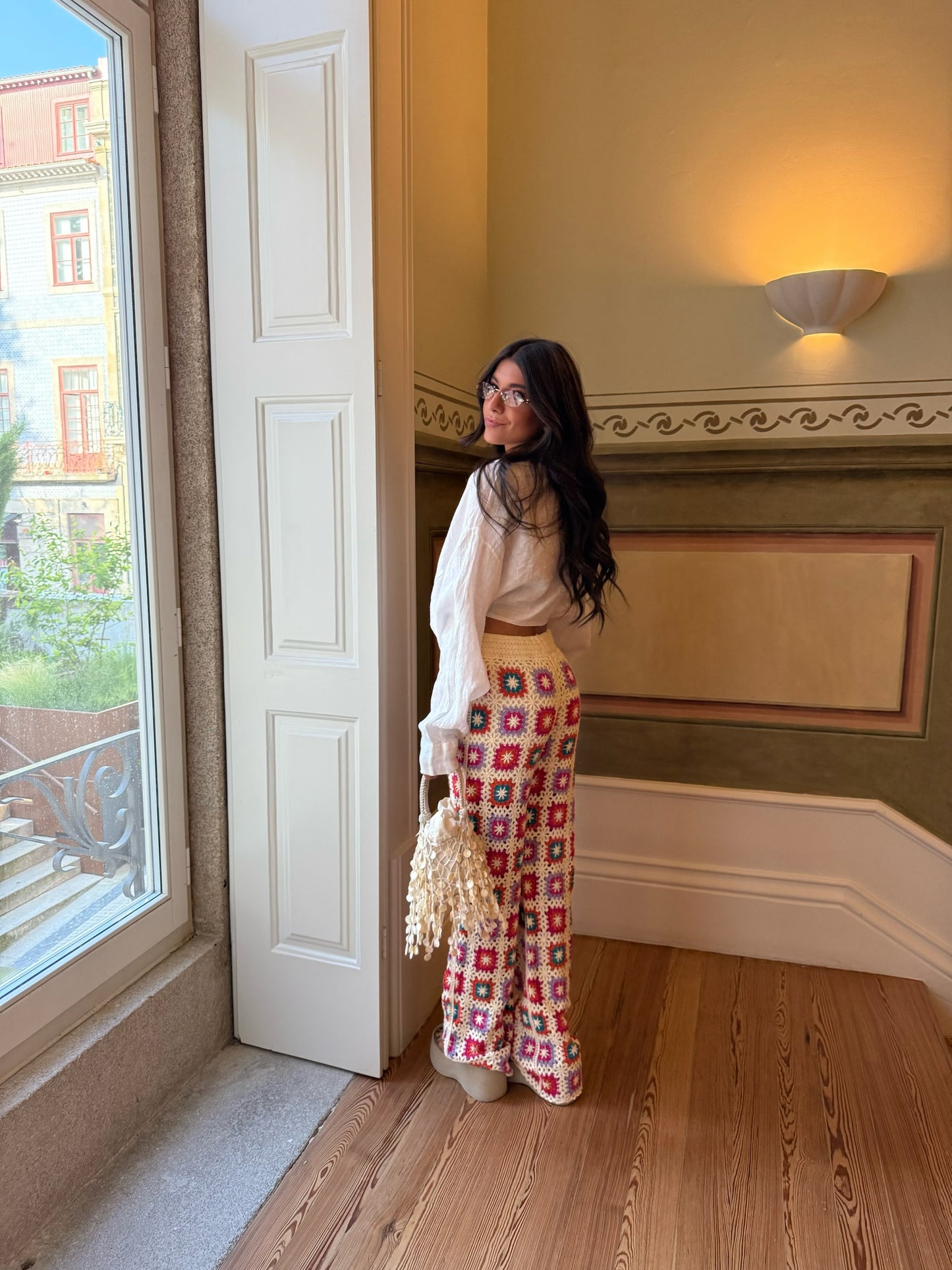 Colorful Crochet Pants