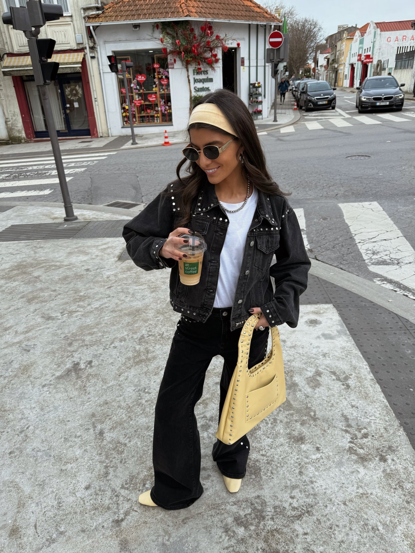 Studded Denim Jacket
