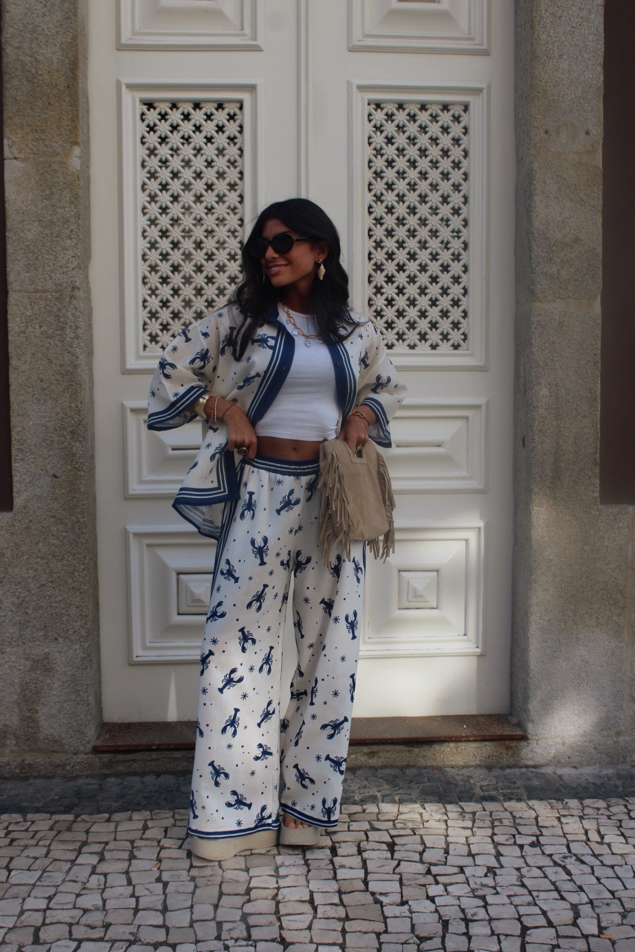 Lobster Set – Navy (Shirt & Pants)
