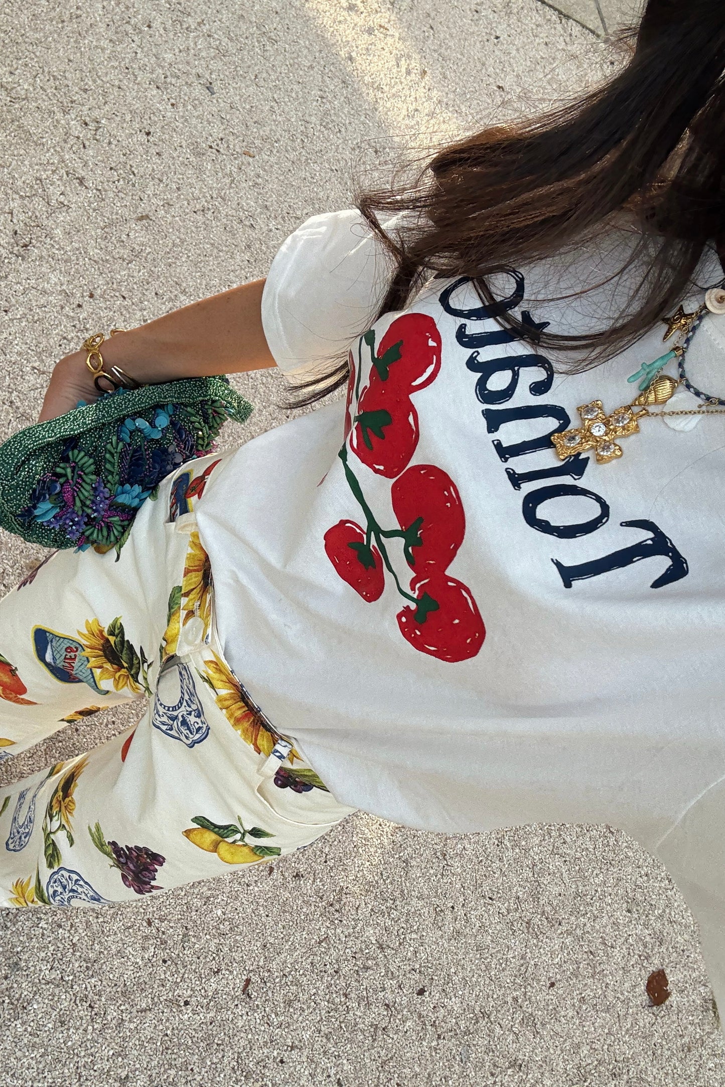 Tomatoes Print T-shirt