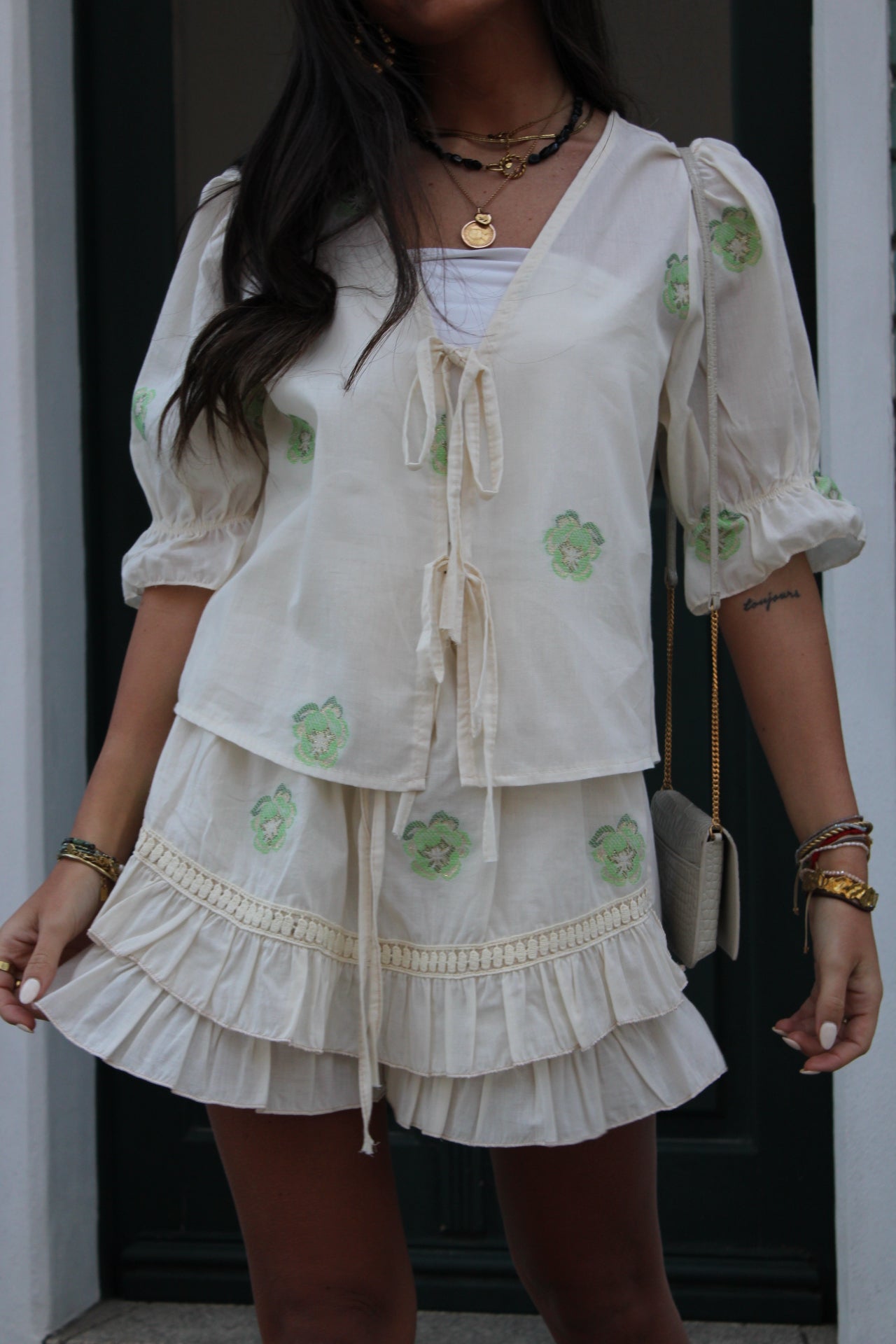 Blouse and Shorts Set