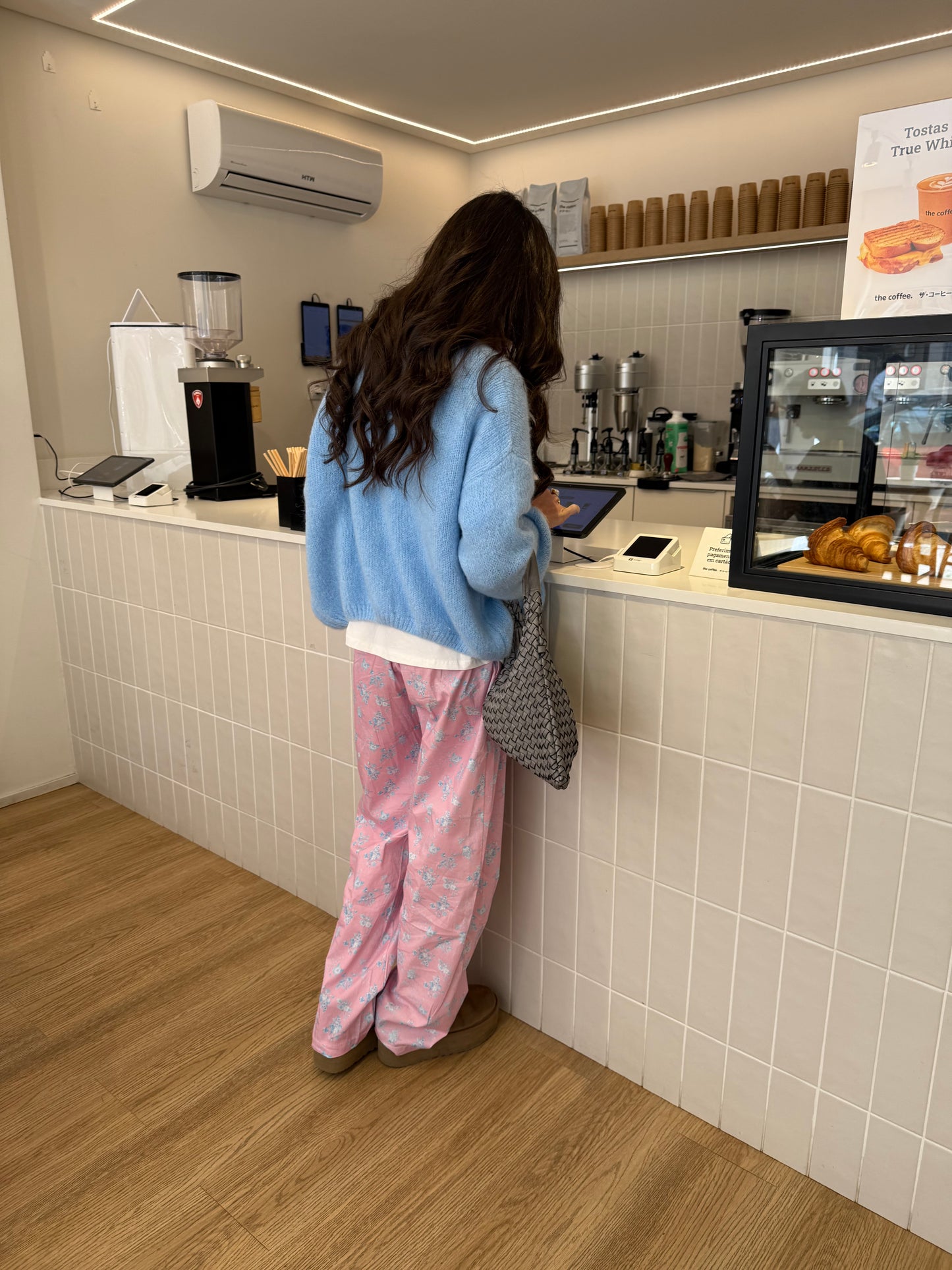 Floral Pants In Pink