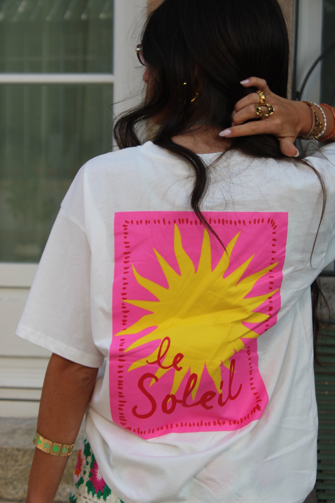 T-shirt "Soleil" - Pink