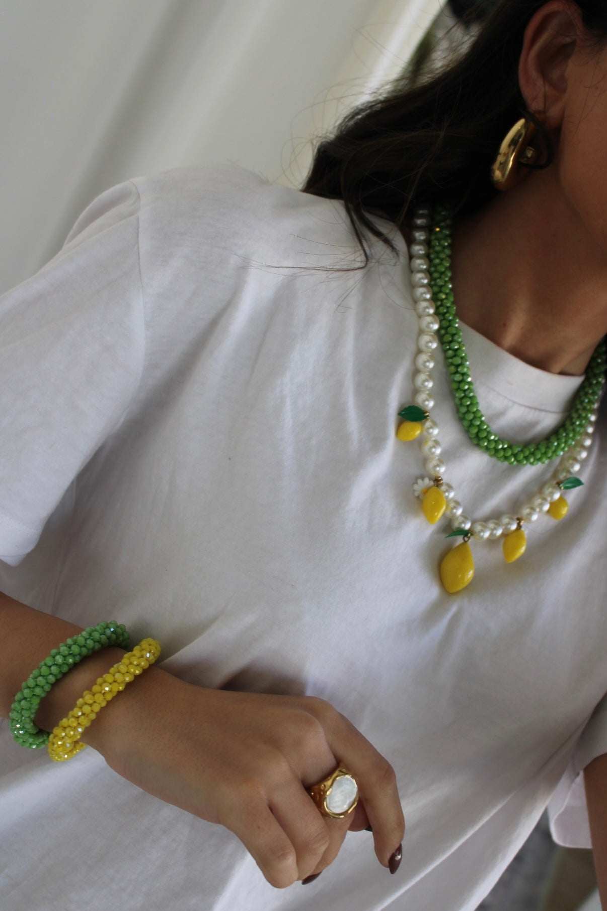 Beaded Charm Bracelet