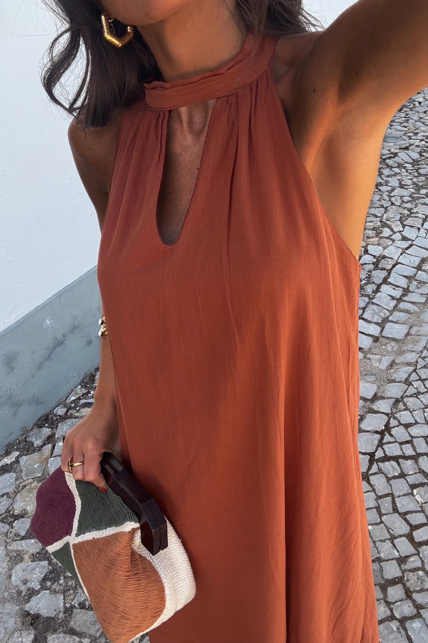Sunkissed Terracotta Dress