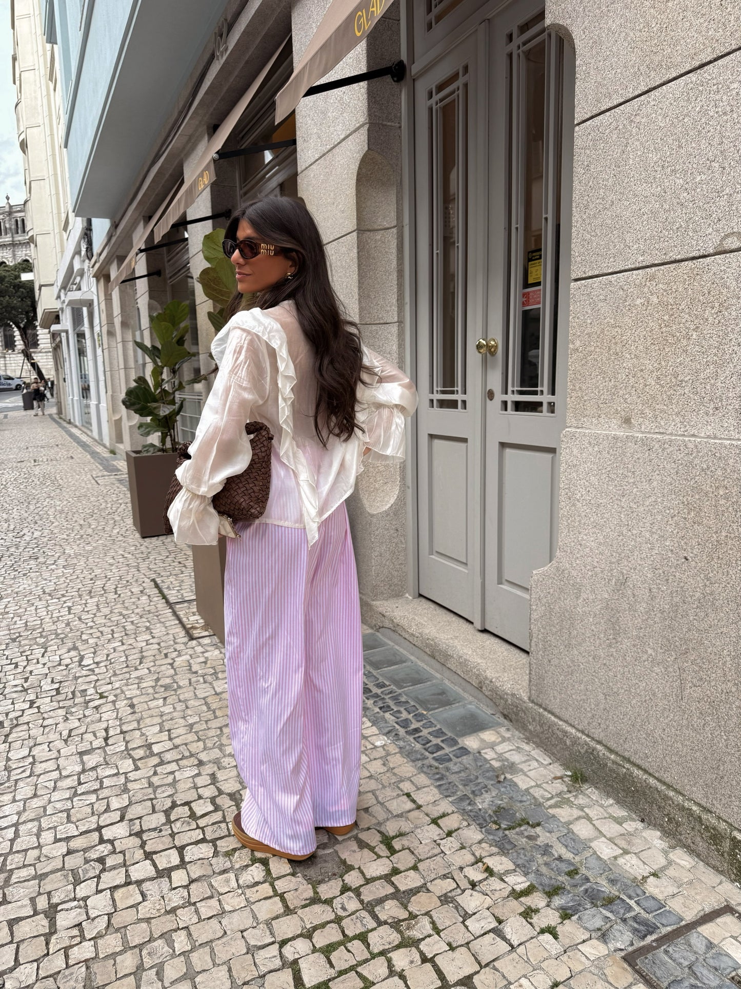 Striped Pants In Pink