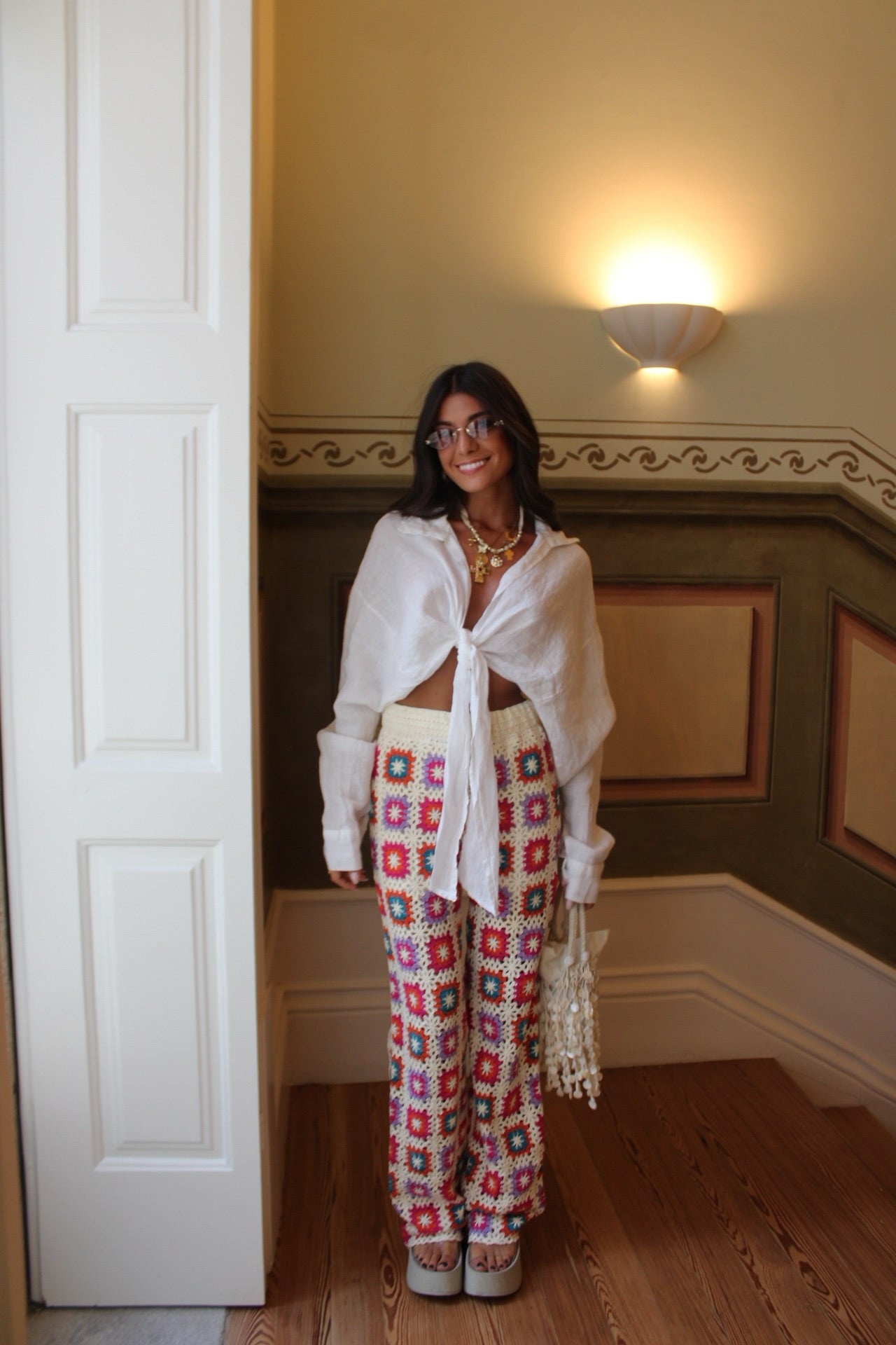 Colorful Crochet Pants